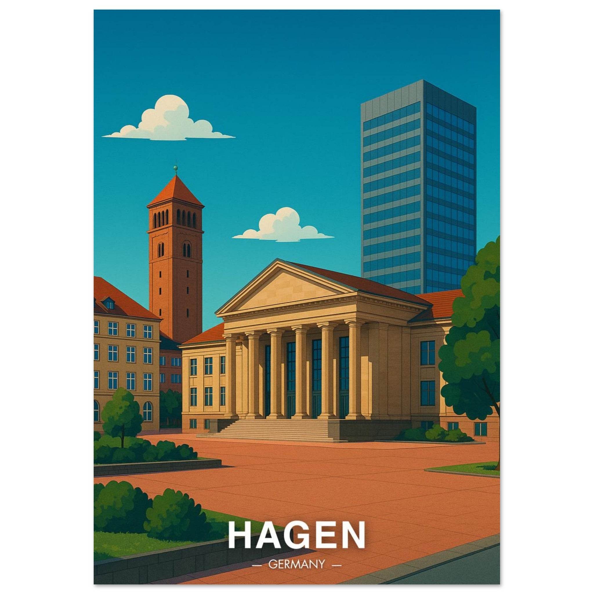 Hagen Poster - Geoprints