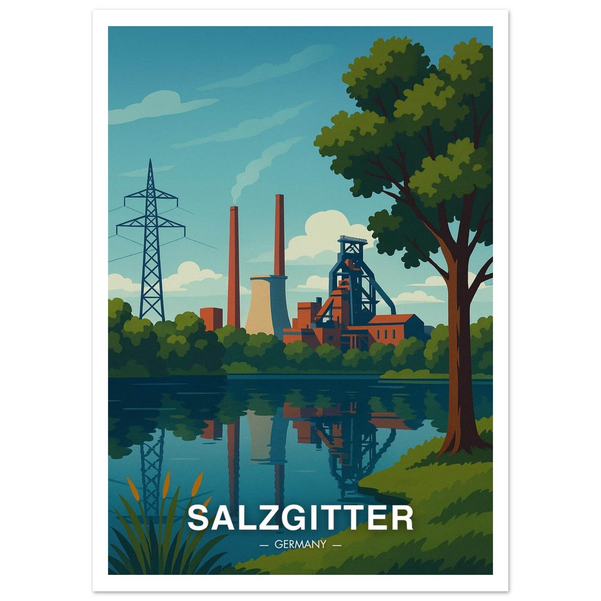 Salzgitter Poster - Geoprints