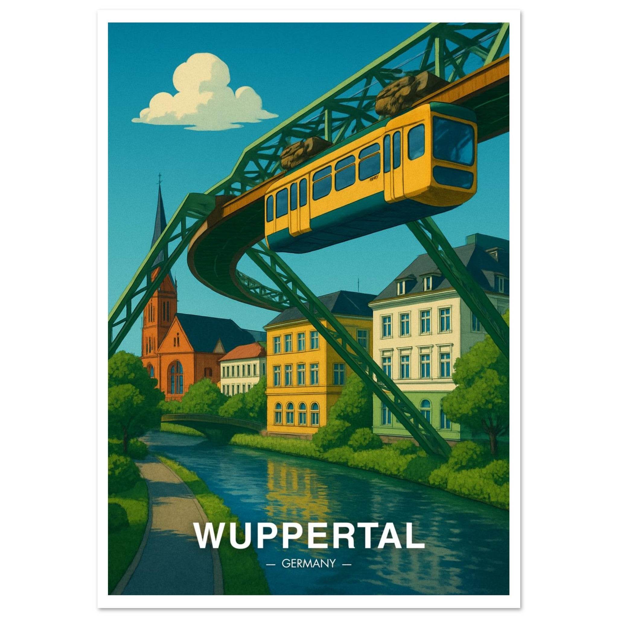 Wuppertal Poster - Geoprints