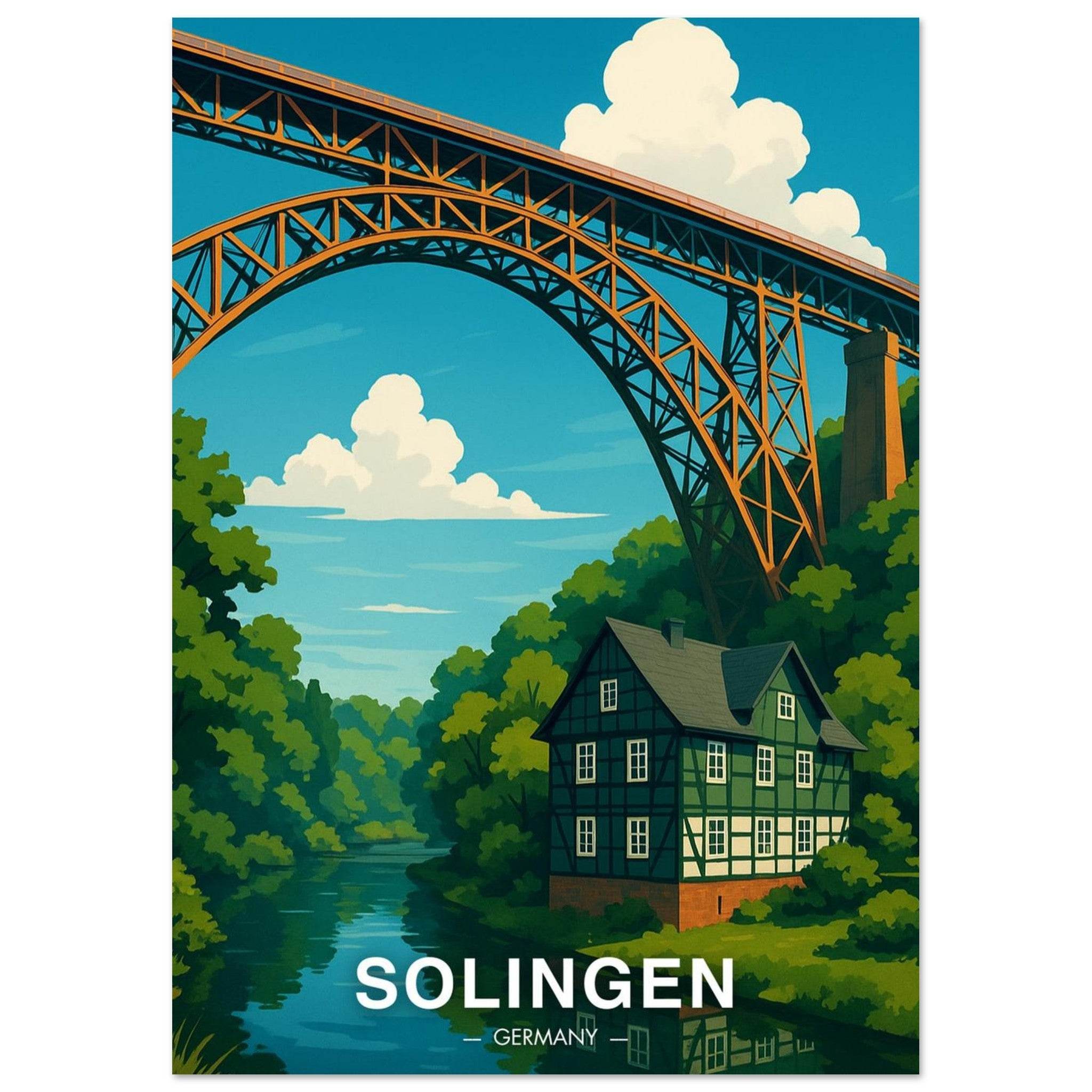 Solingen Poster - Geoprints