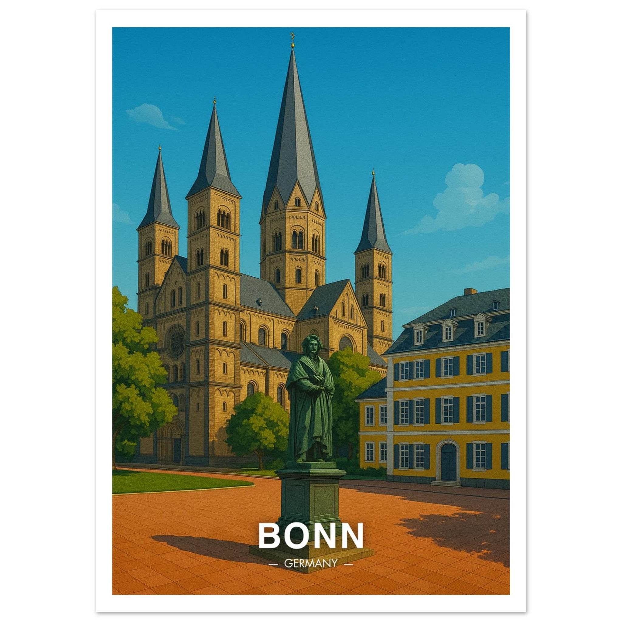 Bonn Poster - Geoprints
