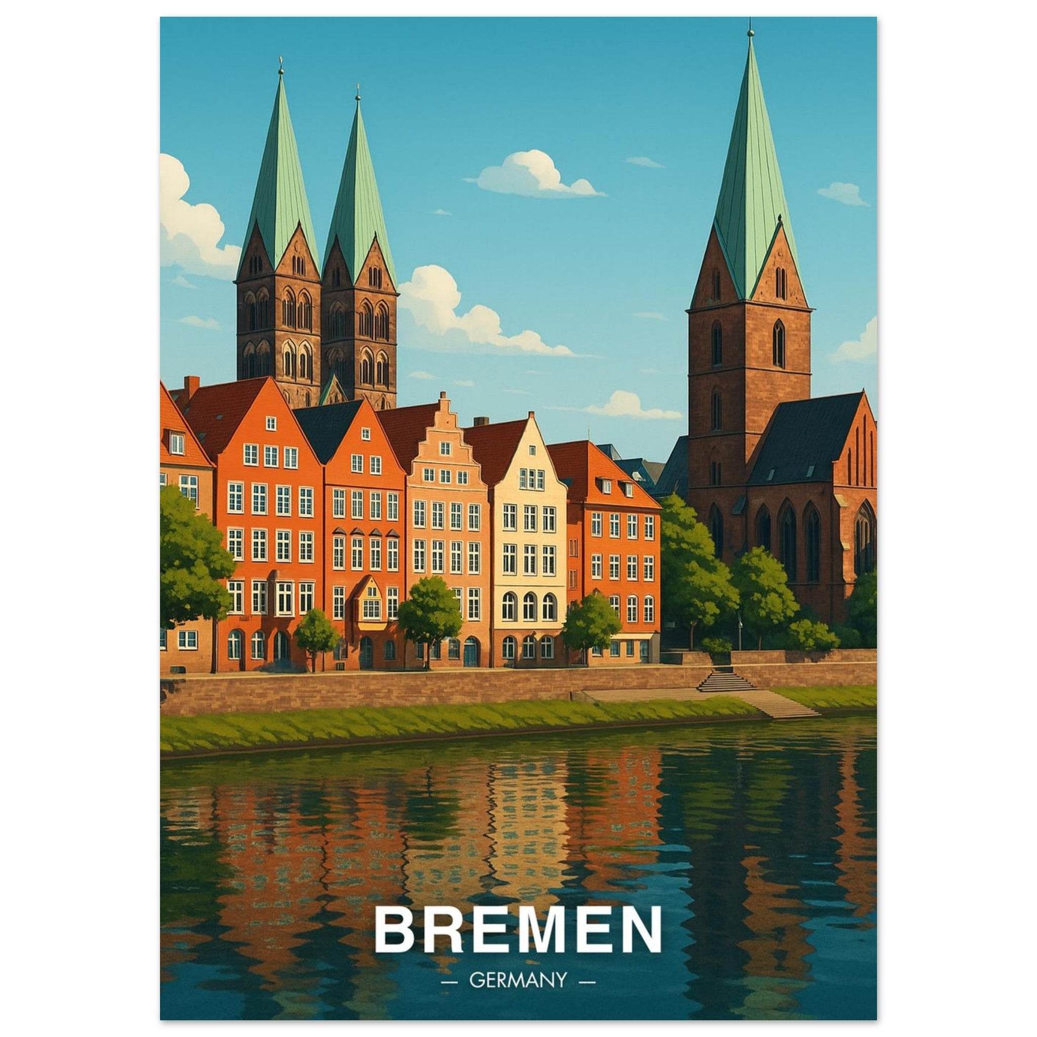 Bremen Poster - Geoprints
