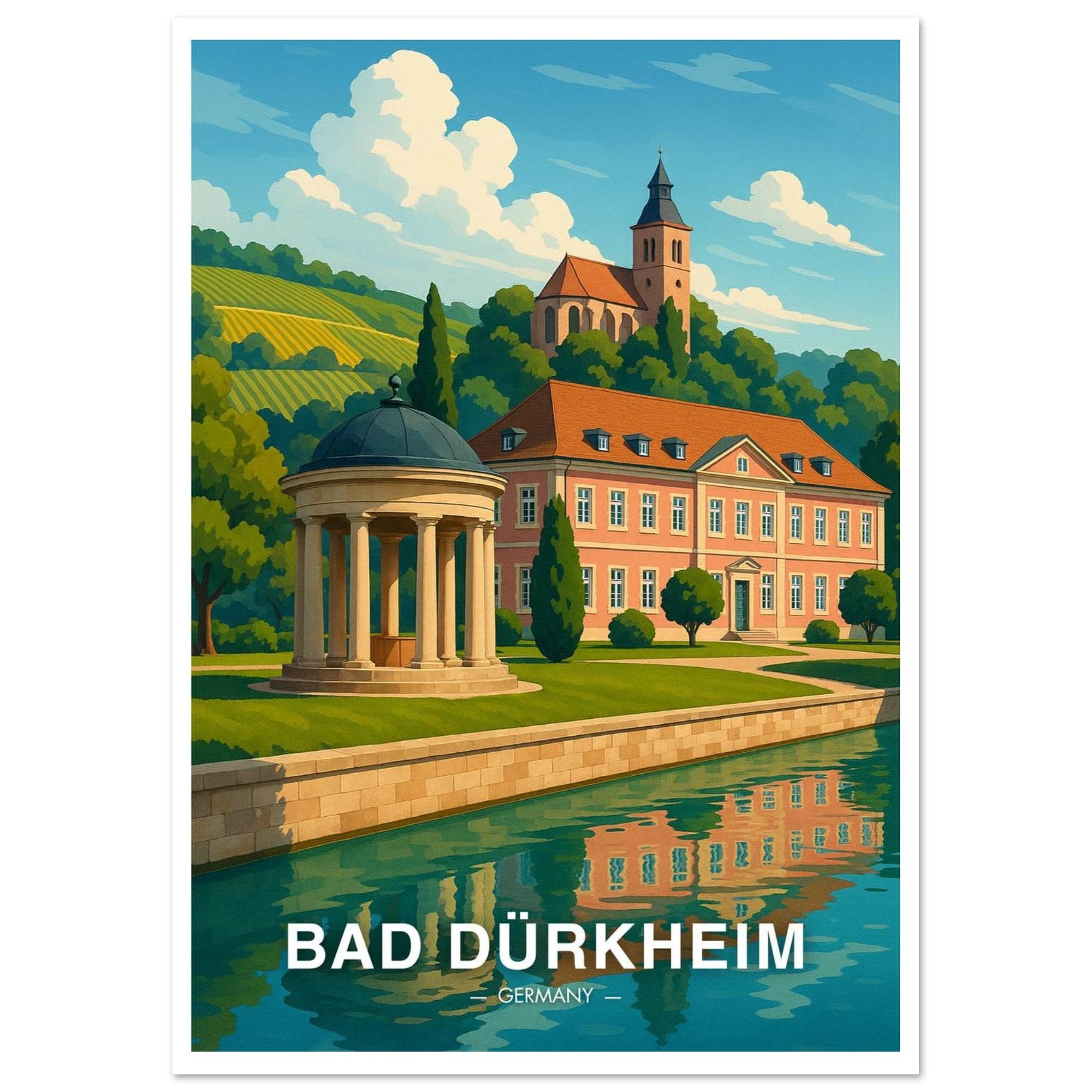 Bad Dürkheim Poster - Geoprints