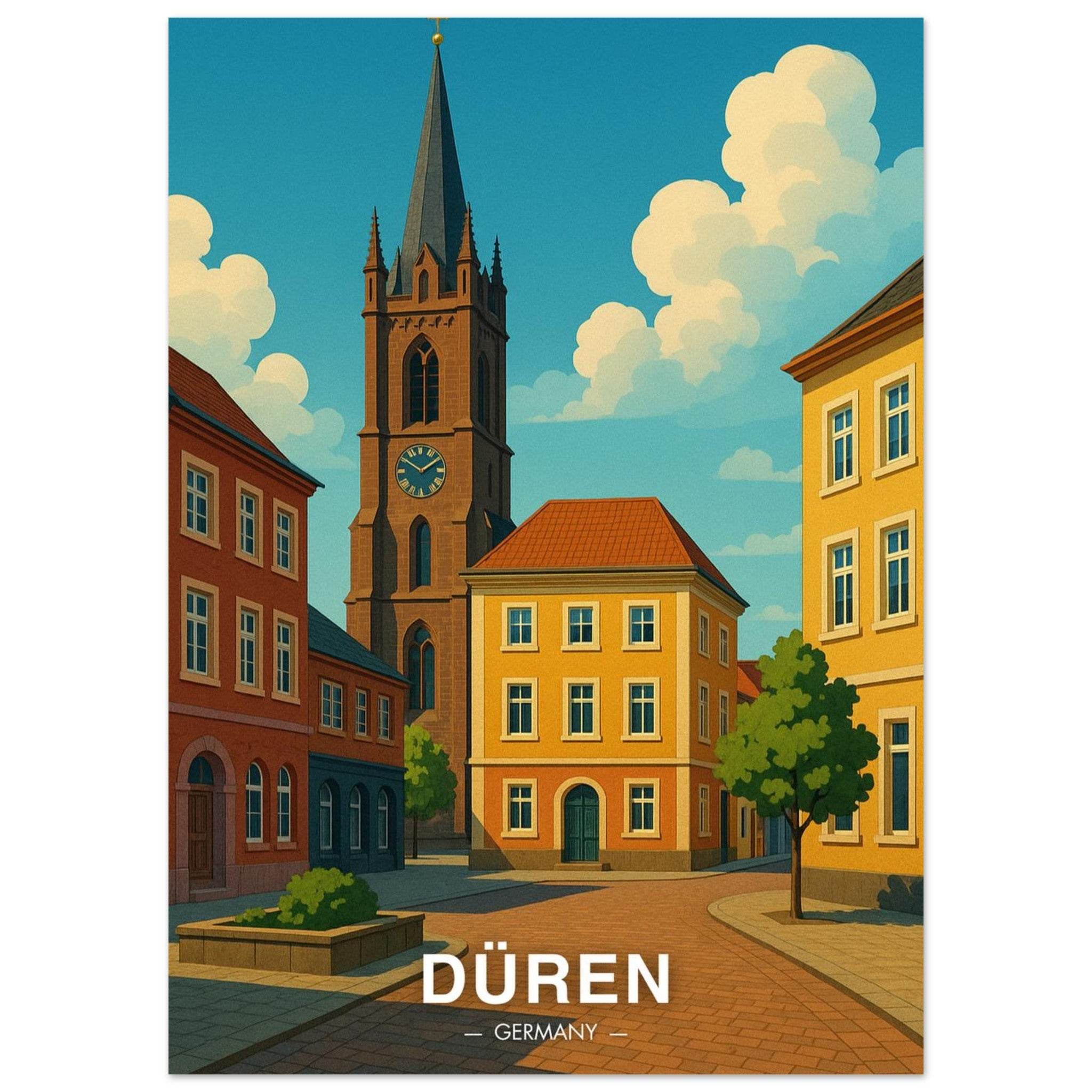 Düren Poster - Geoprints