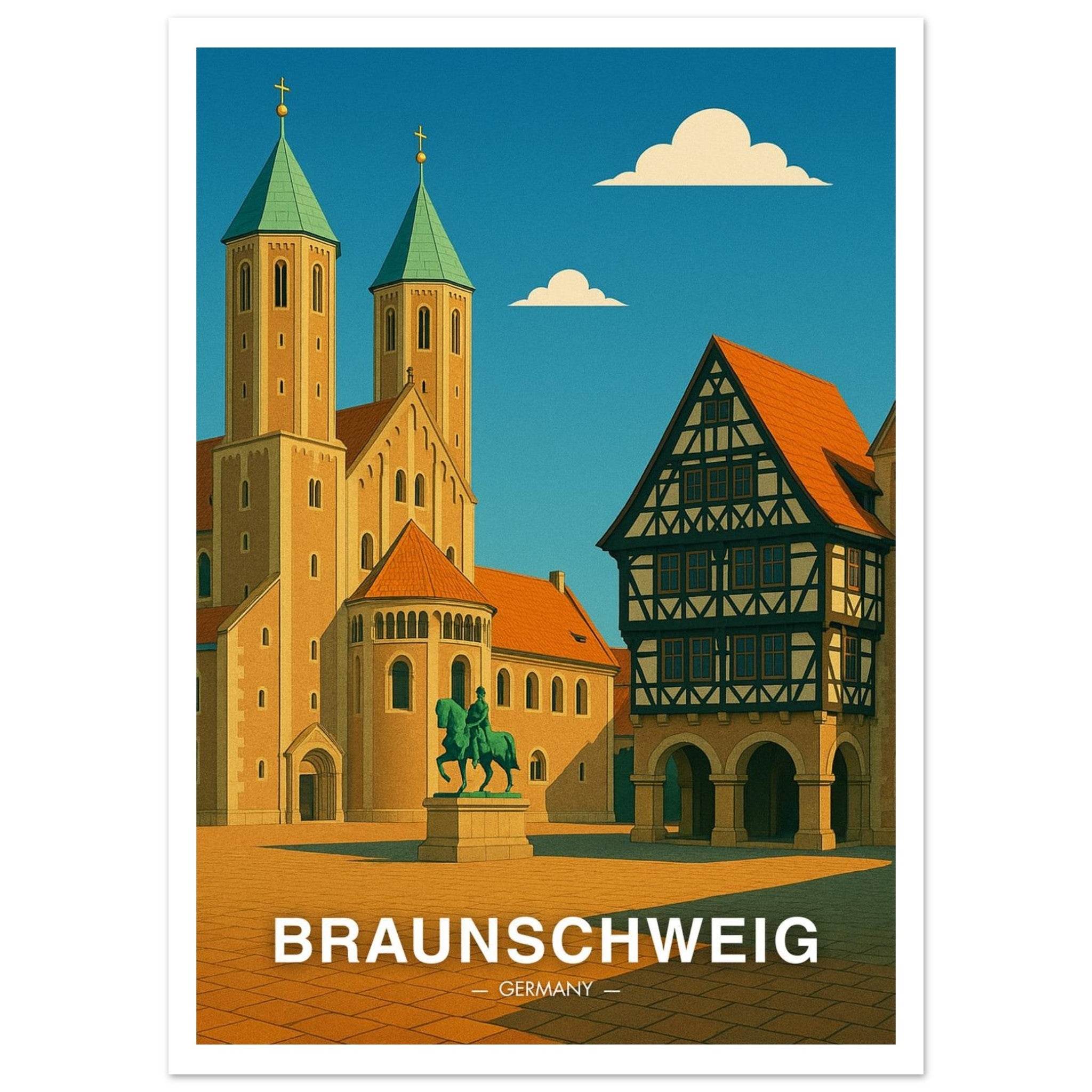 Braunschweig Poster - Geoprints