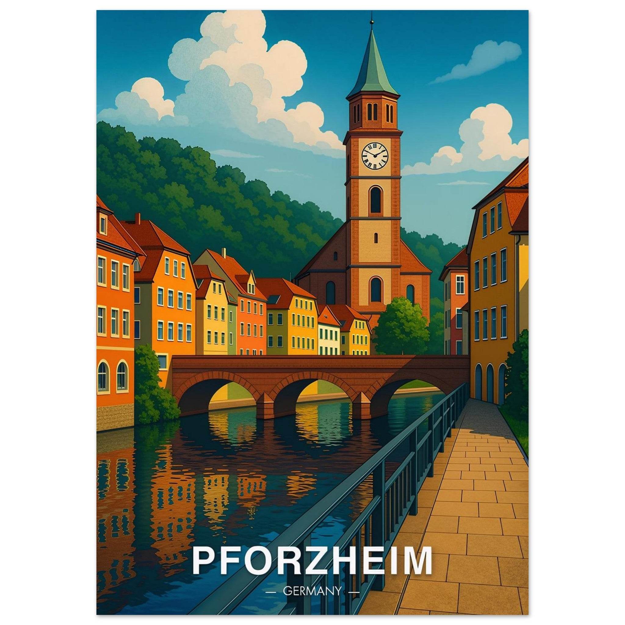 Pforzheim Poster - Geoprints