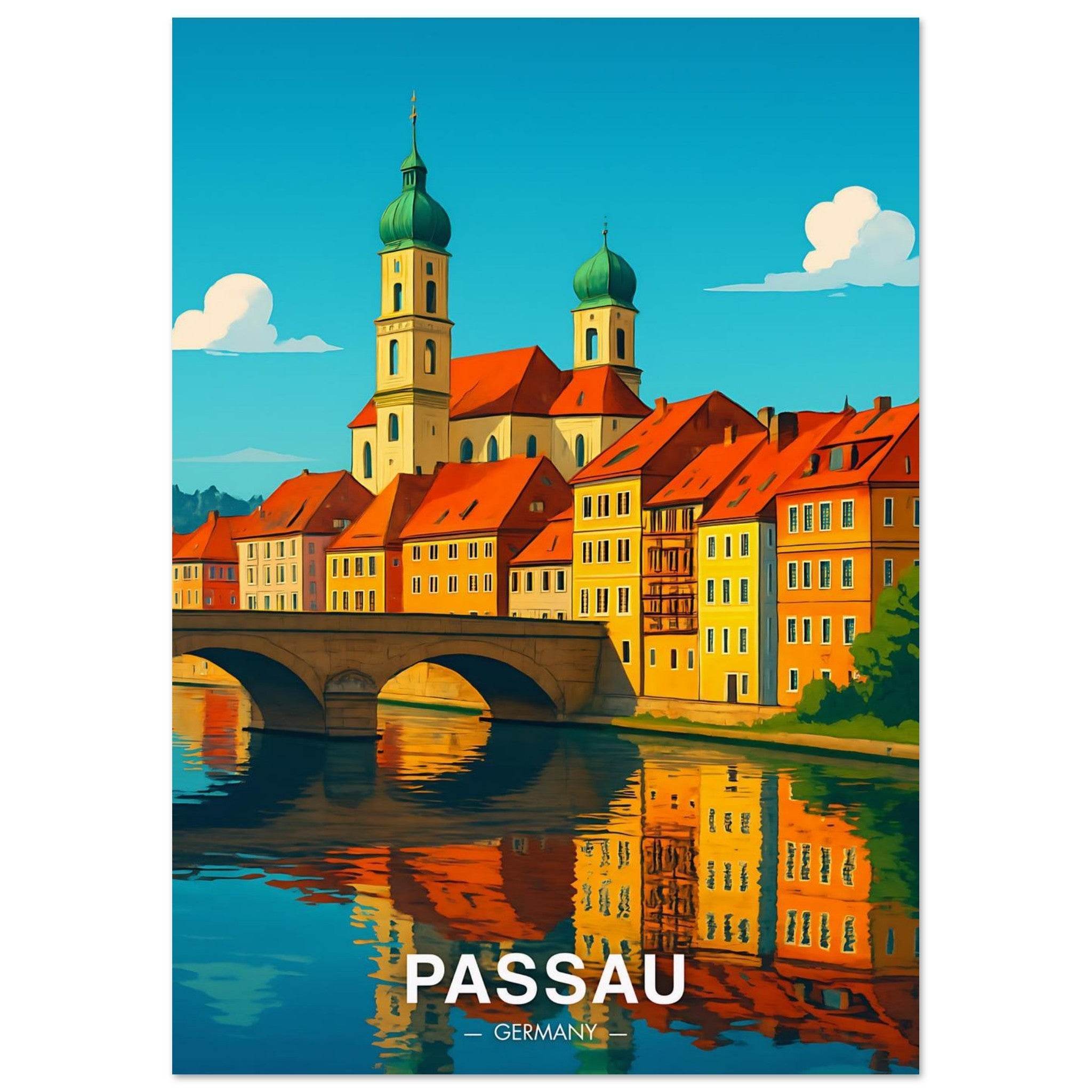 Passau Poster - Geoprints