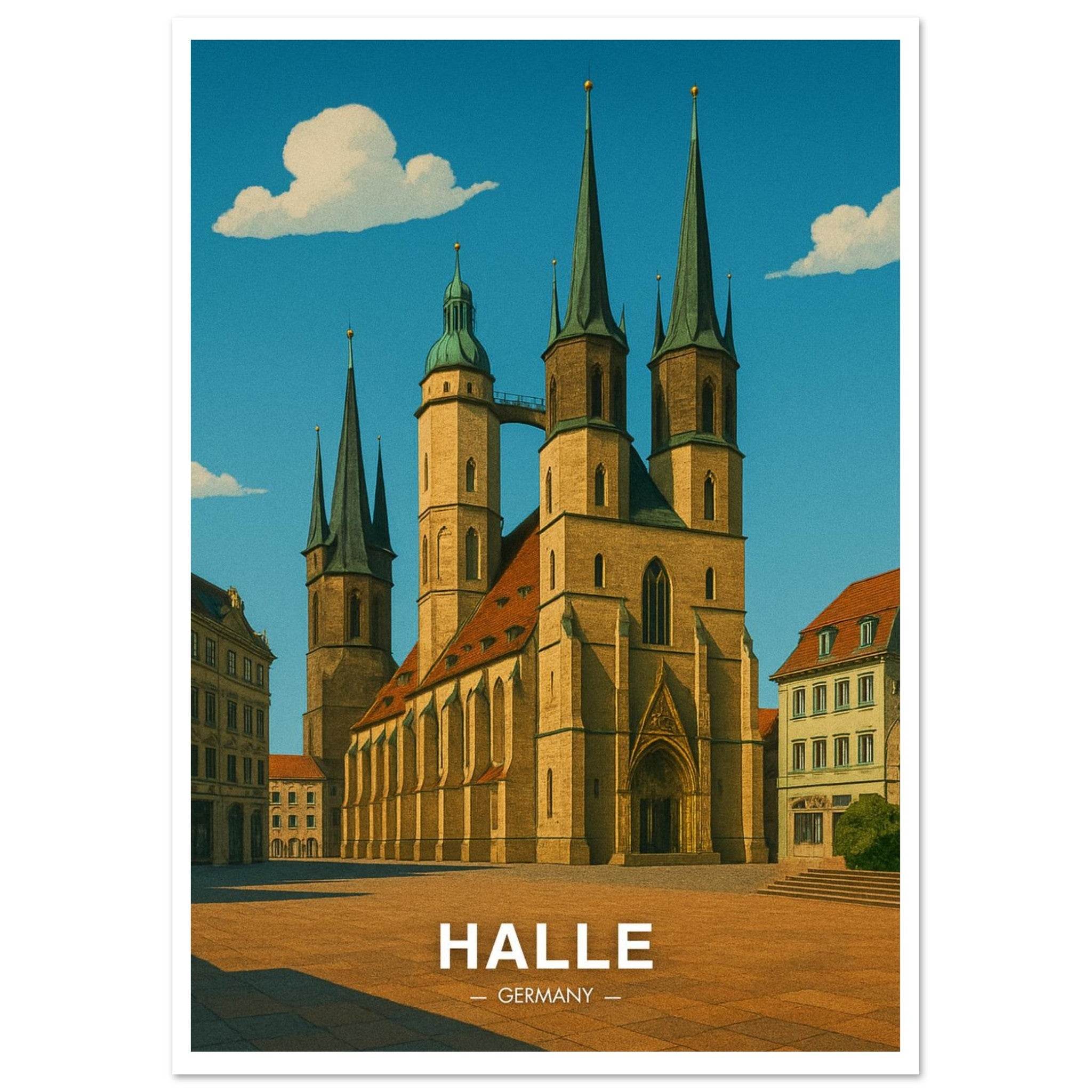 Halle Poster - Geoprints
