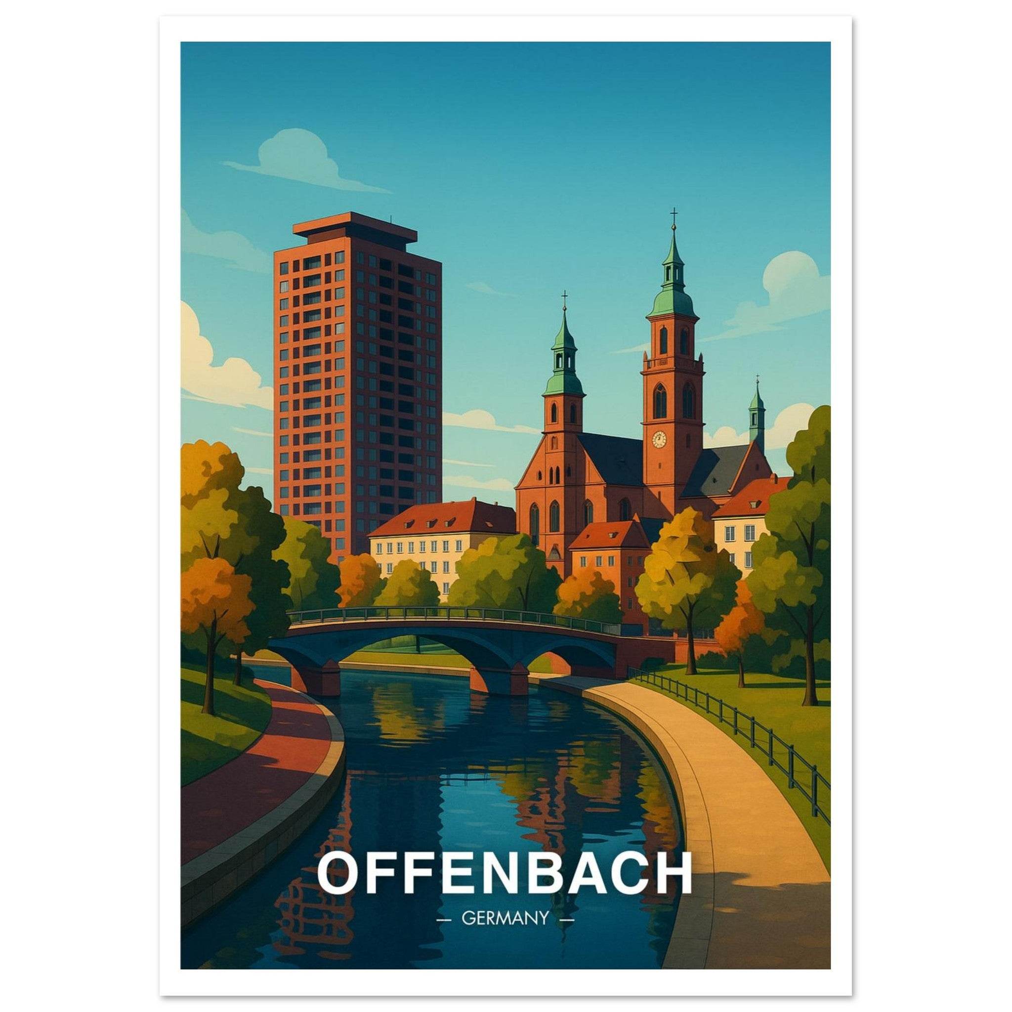 Offenbach Poster - Geoprints