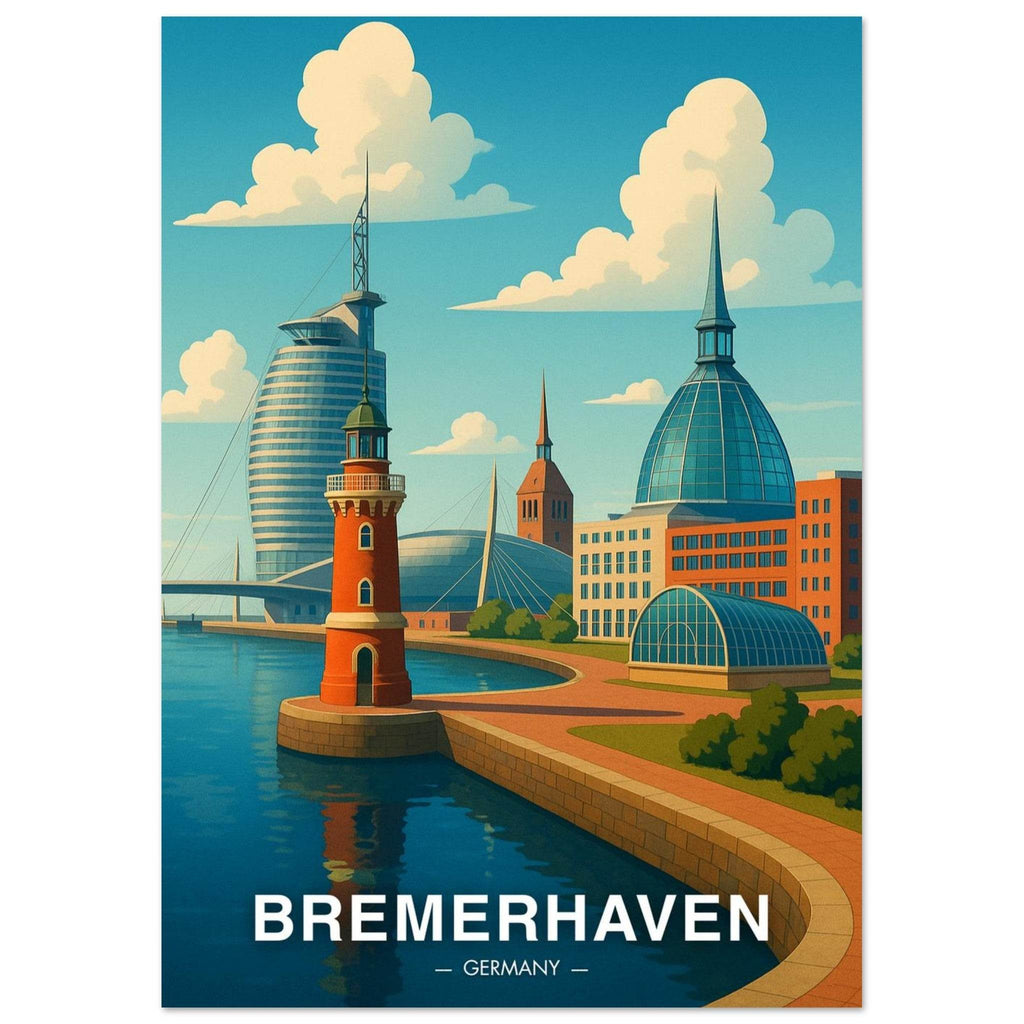Bremerhaven Poster - Geoprints