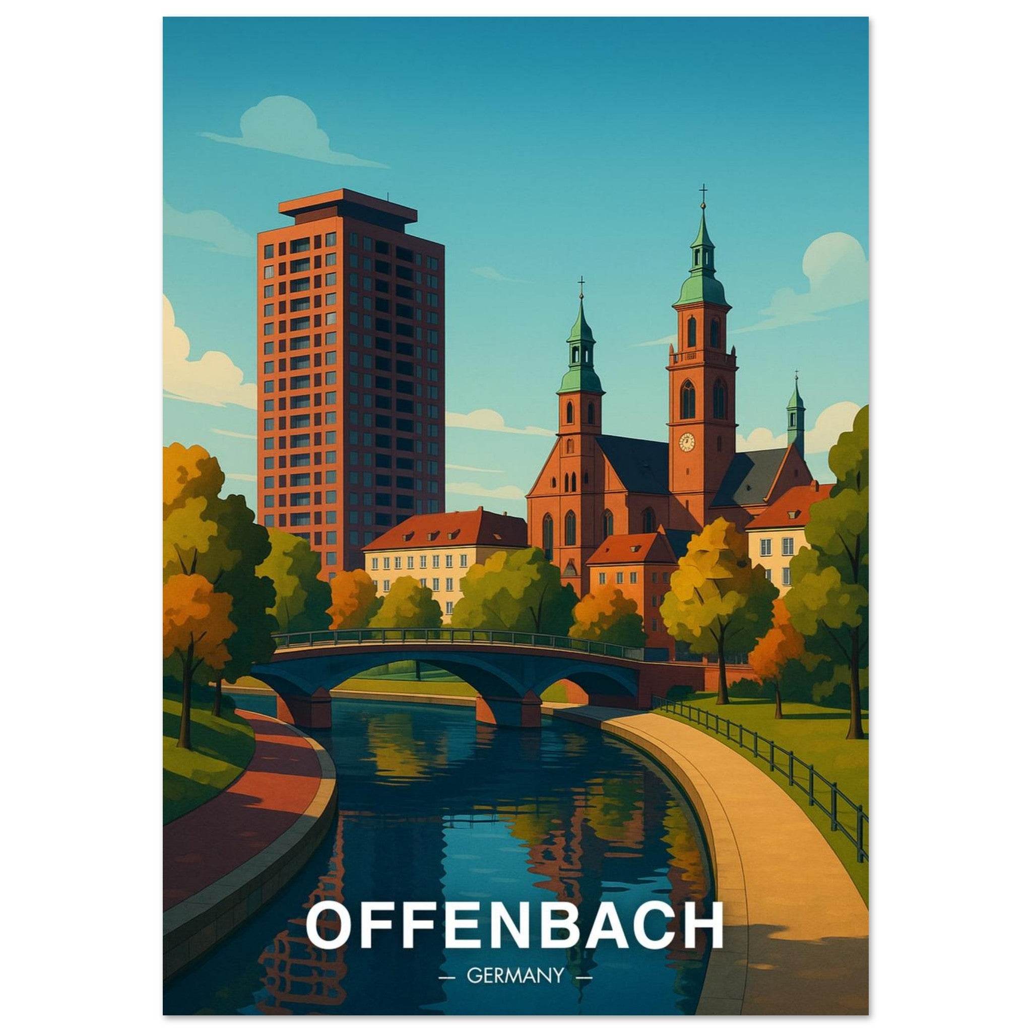 Offenbach Poster - Geoprints