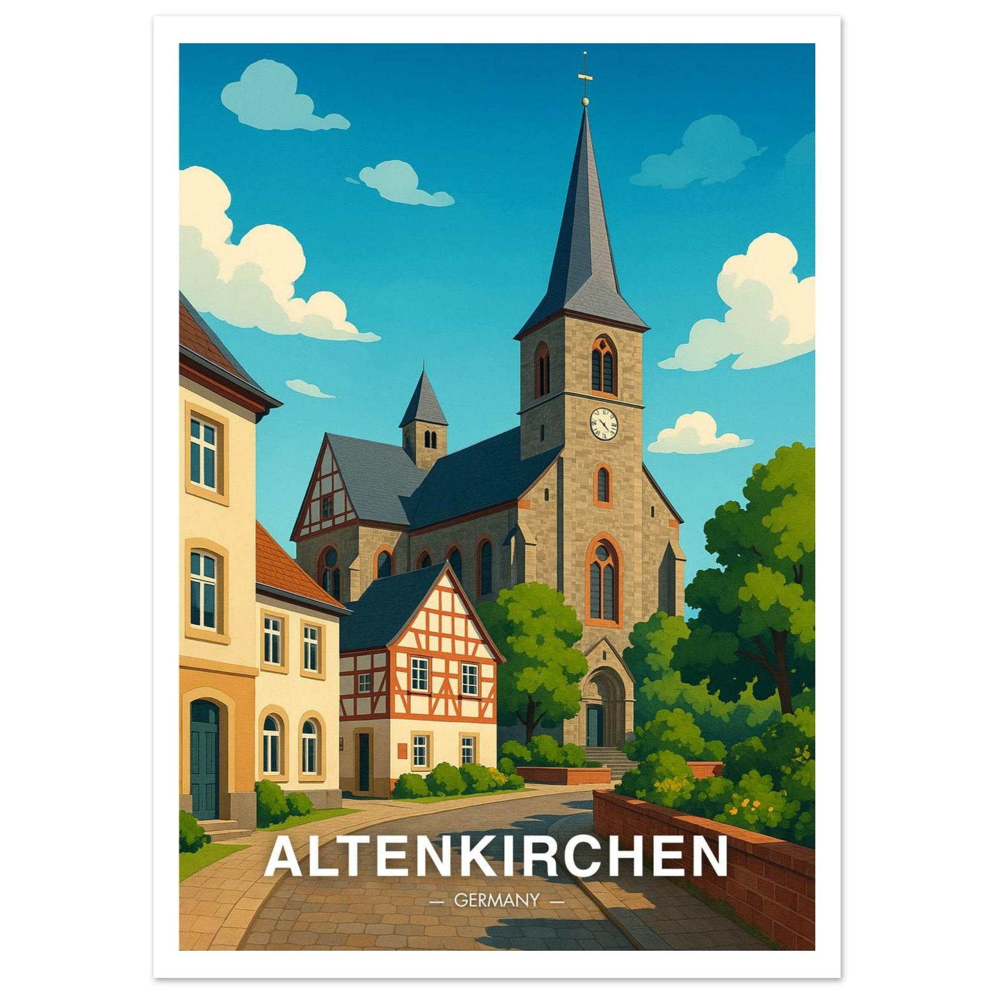Altenkirchen Poster - Geoprints