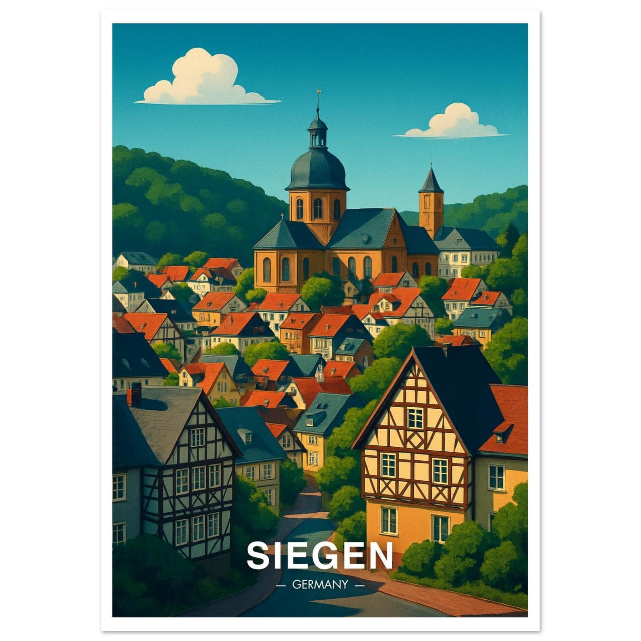 Siegen Poster - Geoprints