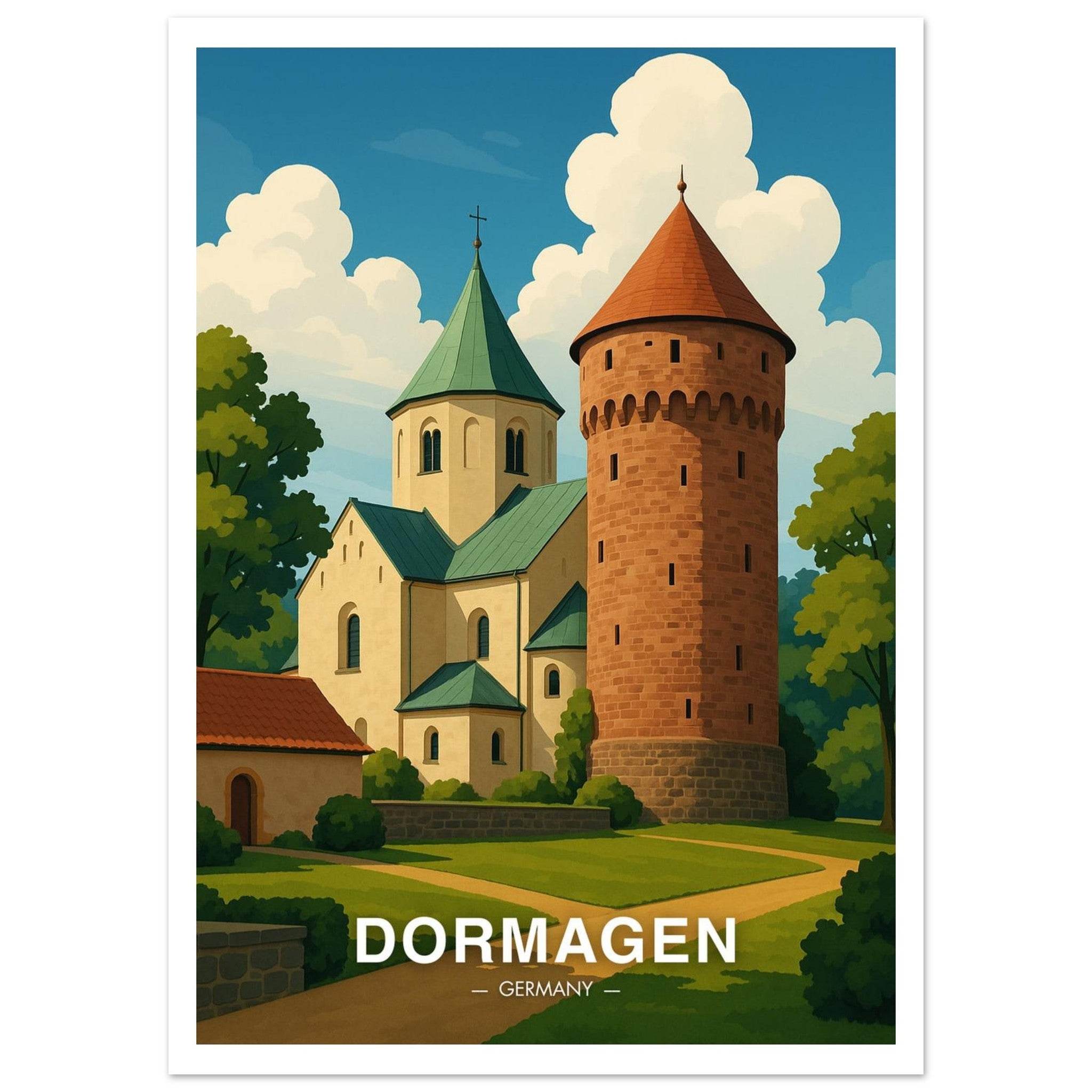 Dormagen Poster - Geoprints