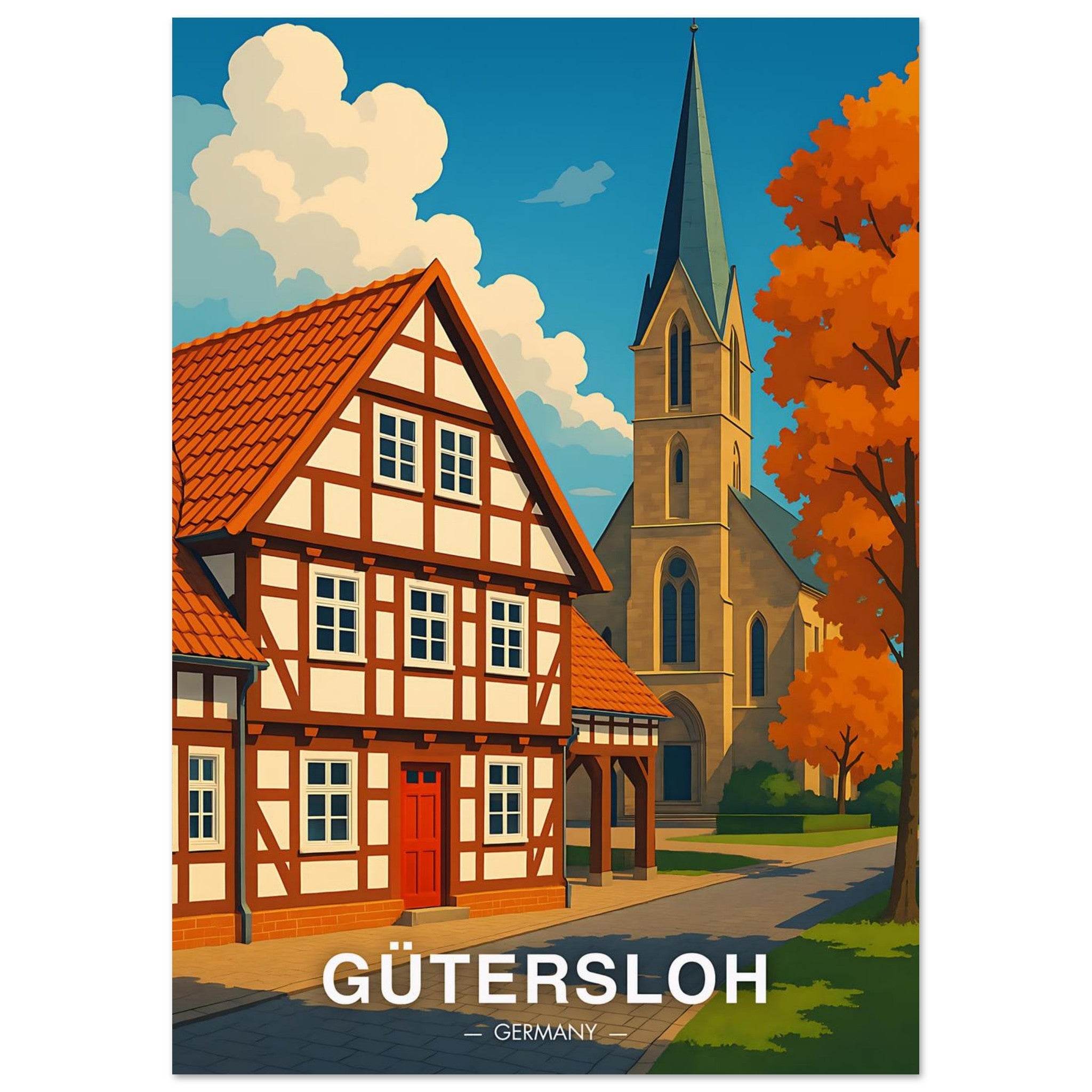 Gütersloh Poster - Geoprints