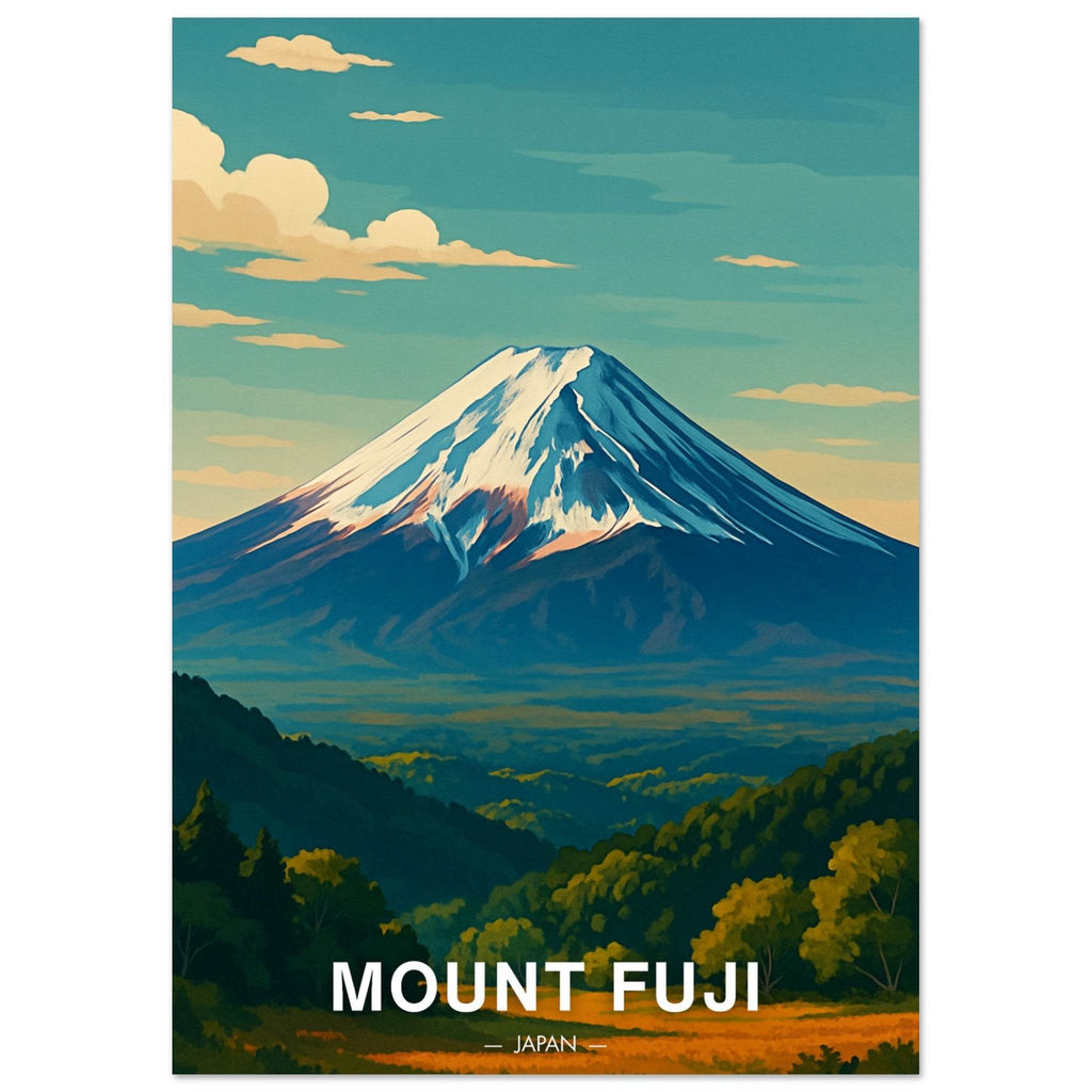 Mount Fuji Poster - Geoprints