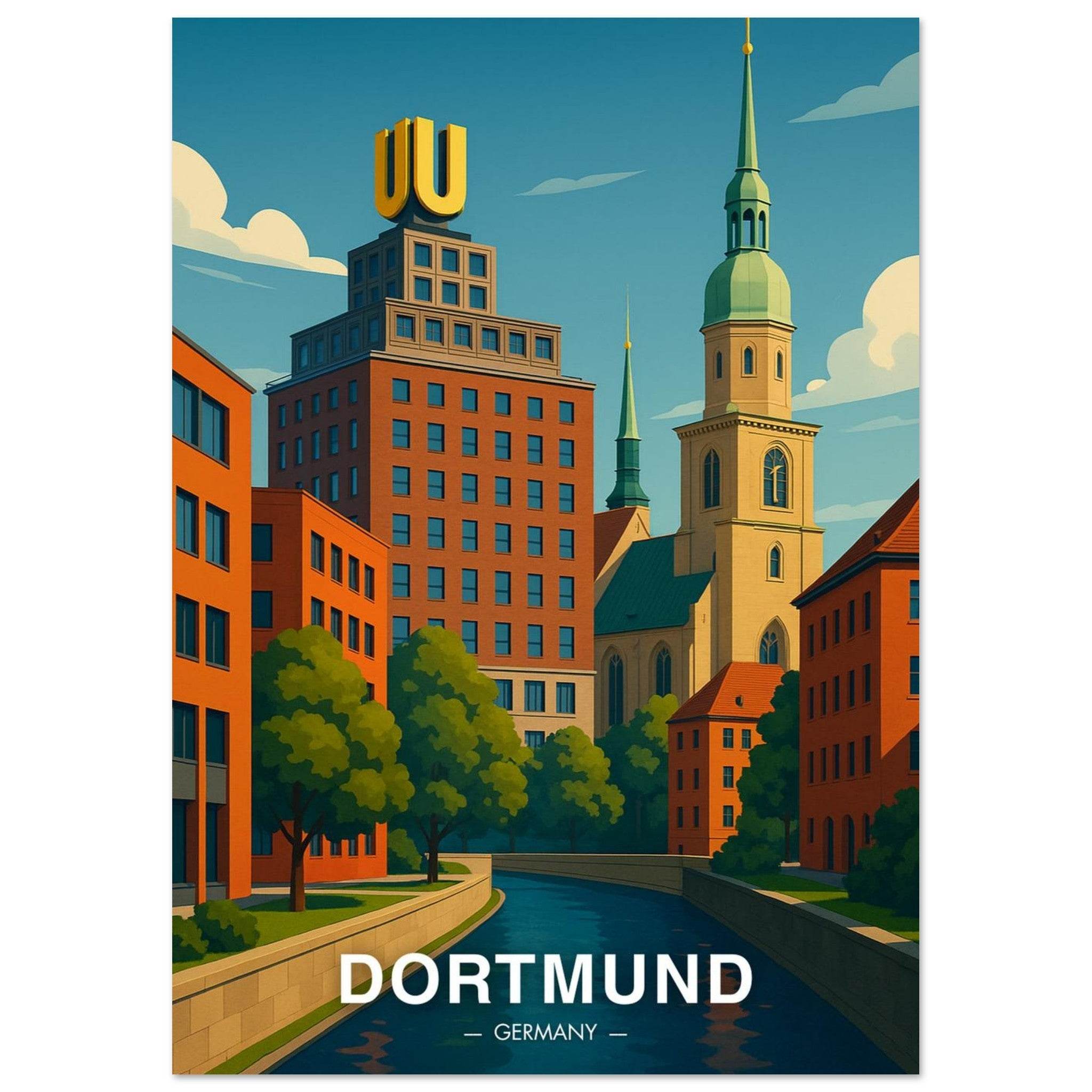 Dortmund Poster - Geoprints