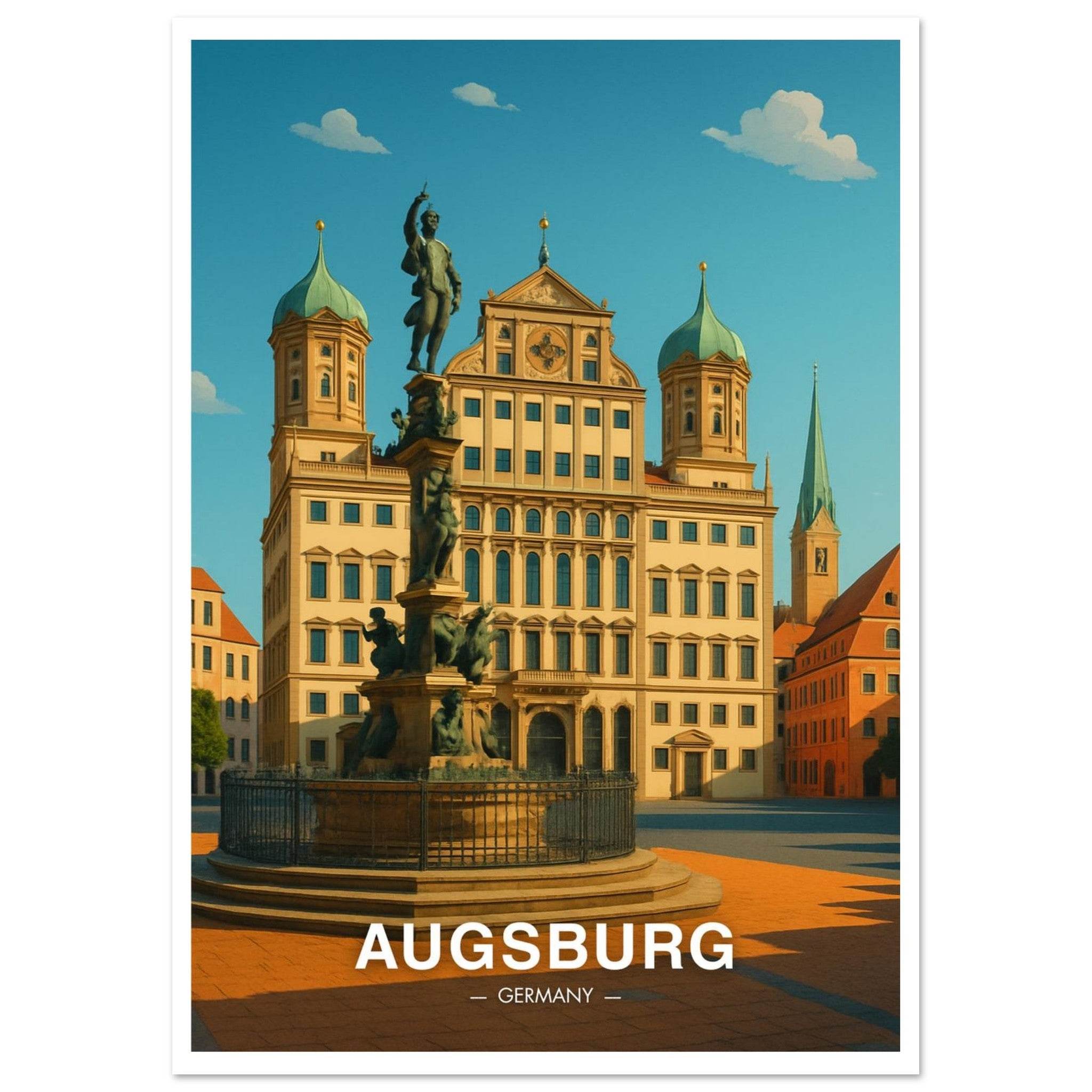 Augsburg Poster - Geoprints
