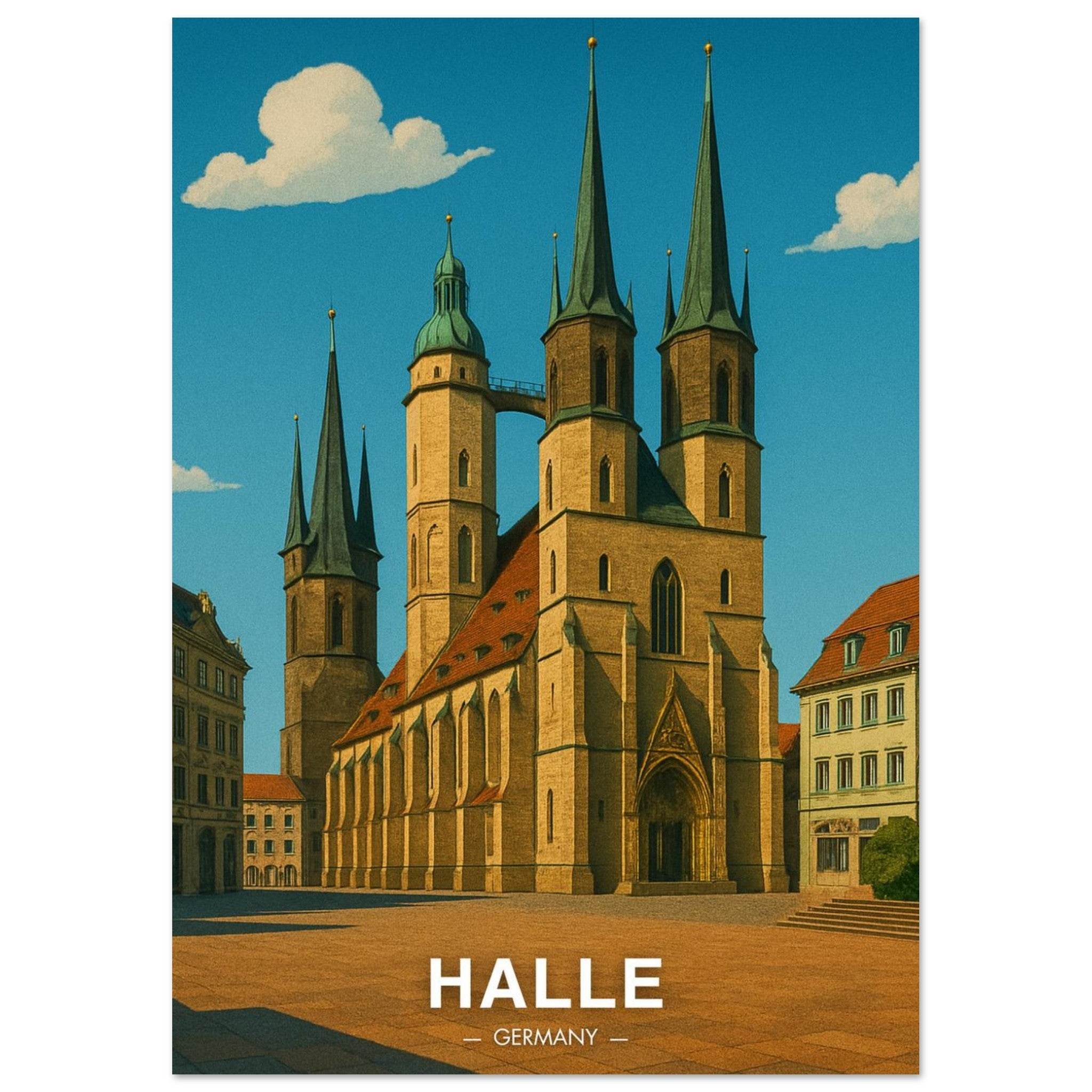 Halle Poster - Geoprints