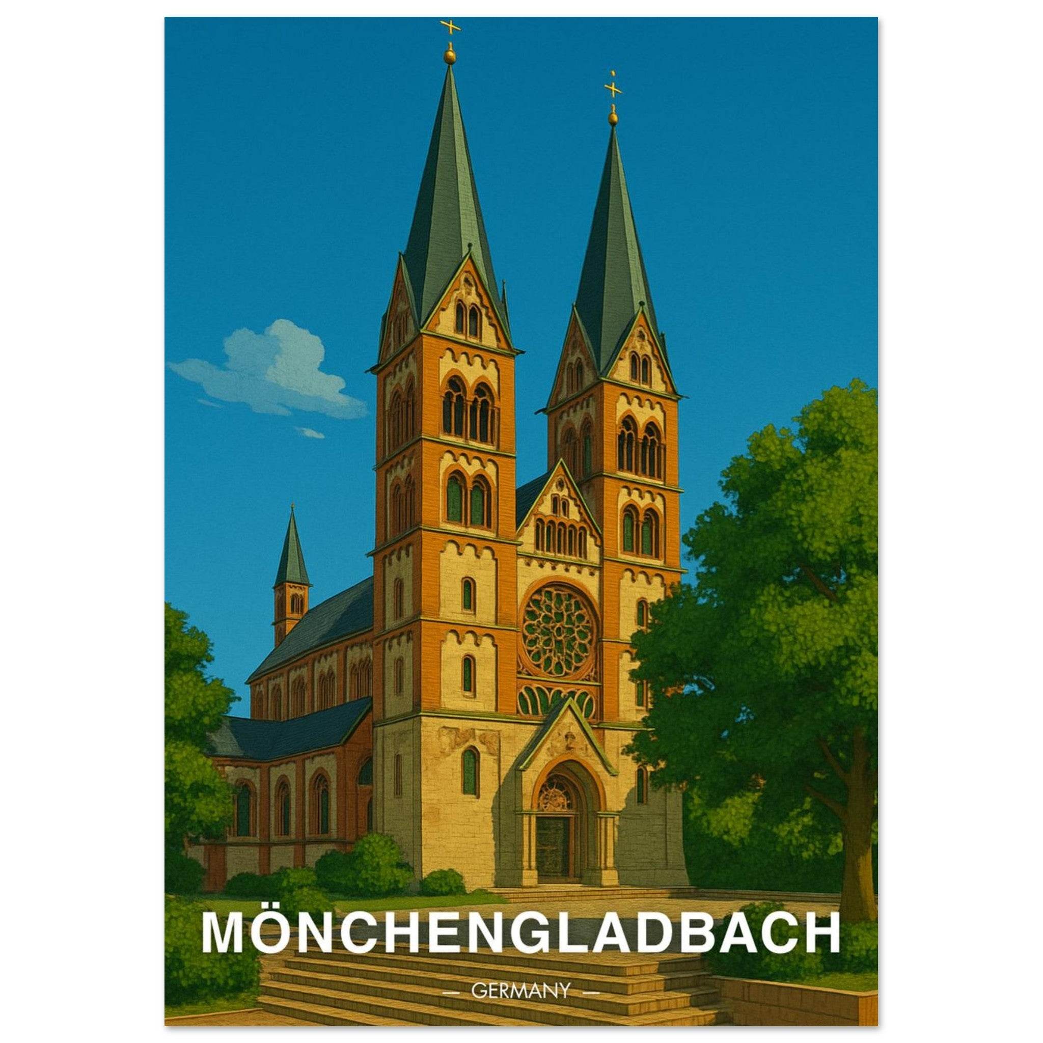 Mönchengladbach Poster - Geoprints
