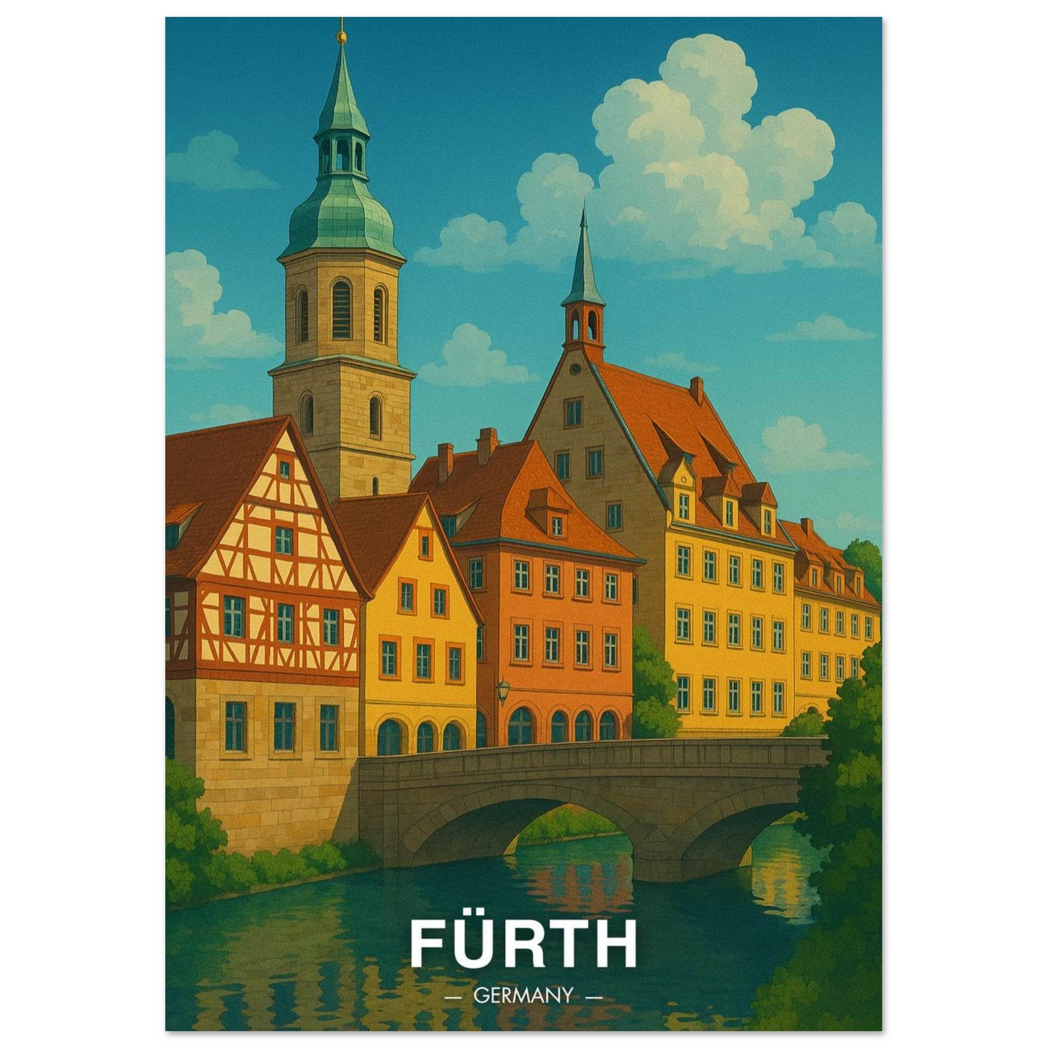 Fürth Poster - Geoprints