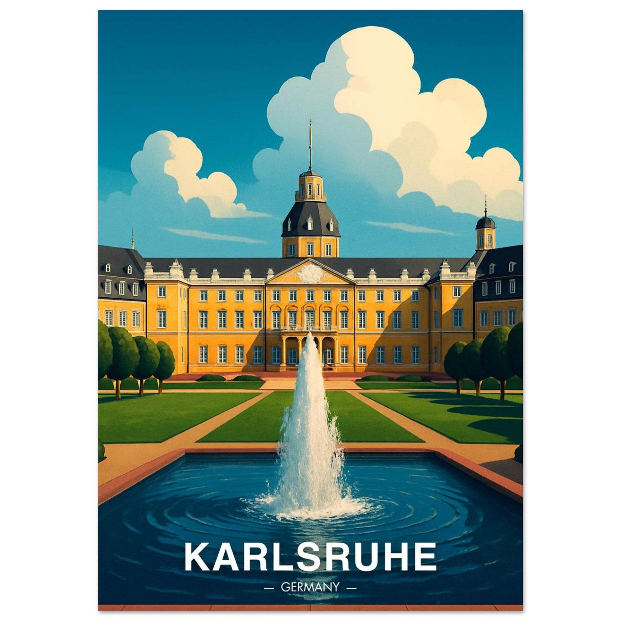 Karlsruhe Poster - Geoprints