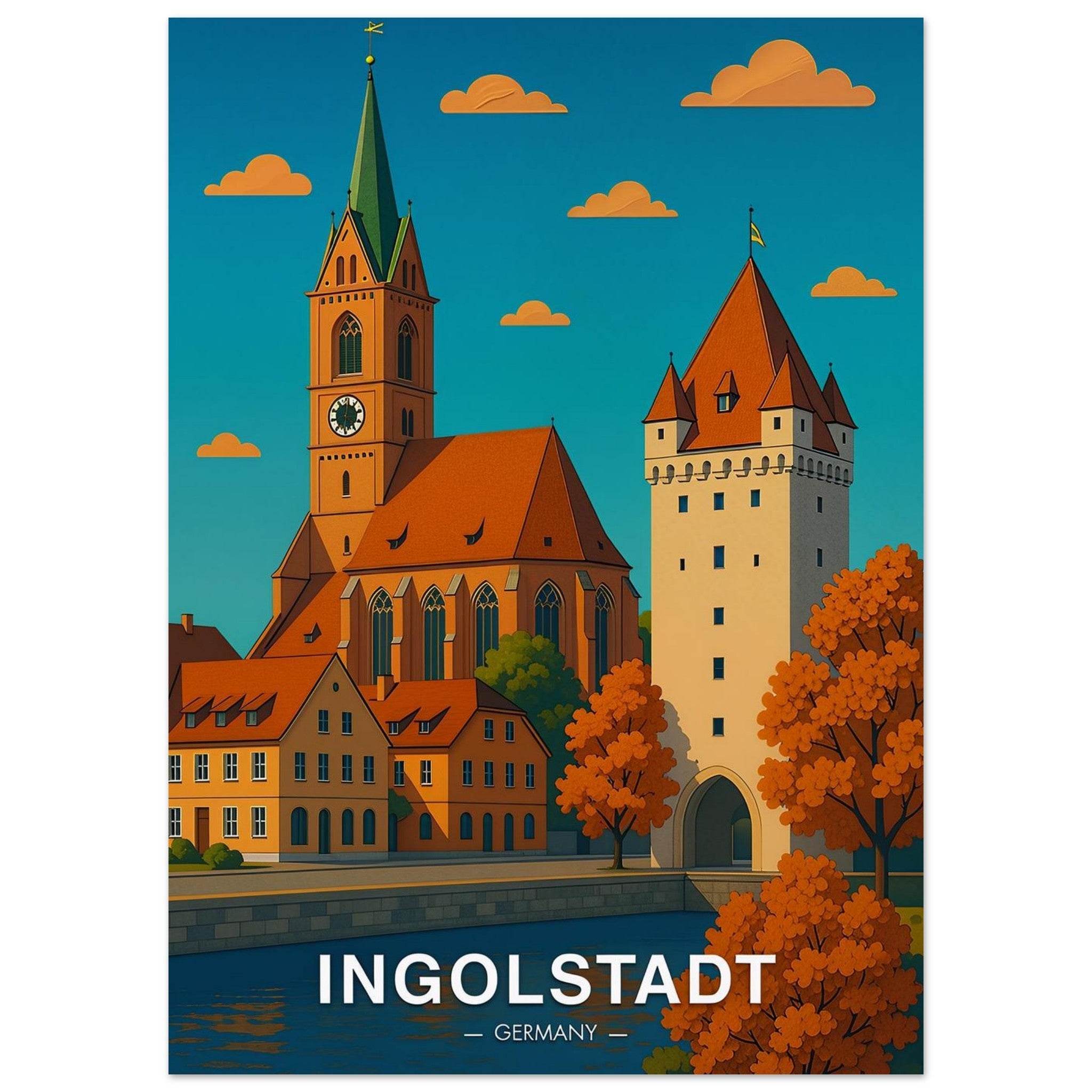 Ingolstadt Poster - Geoprints