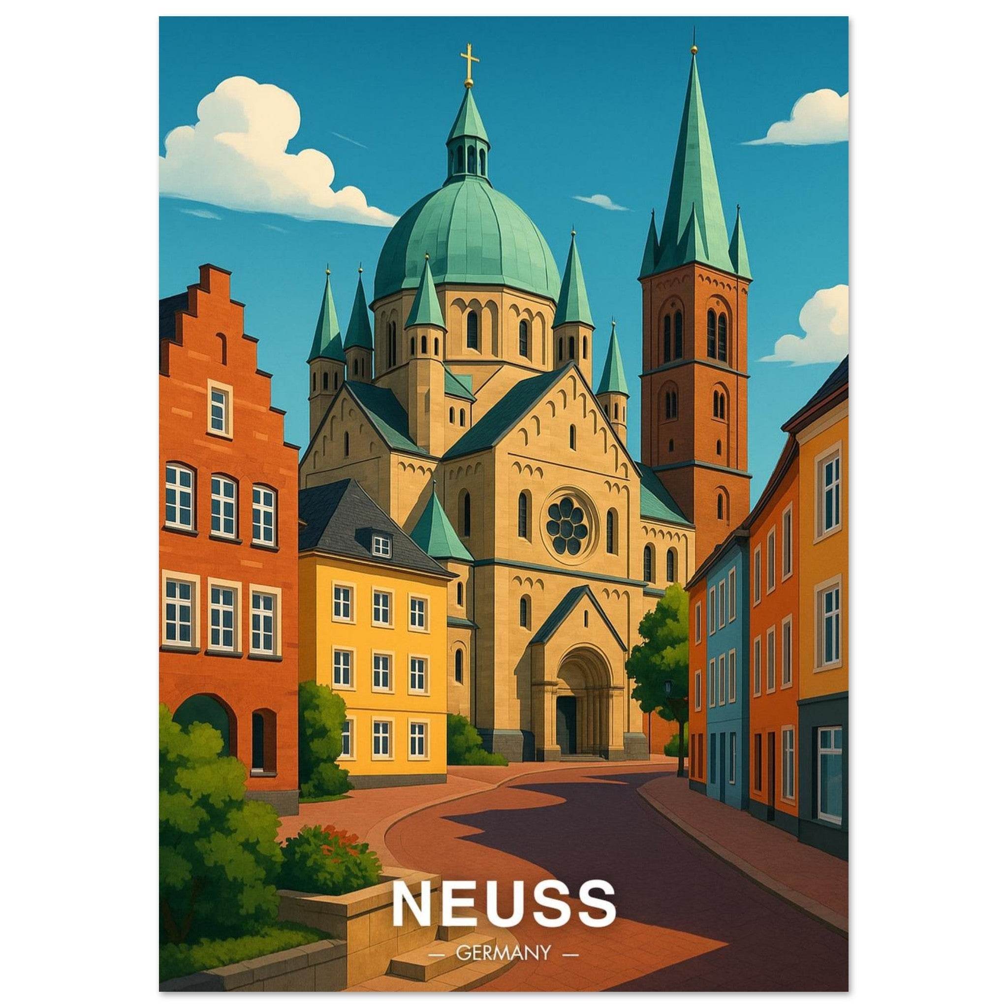Neuss Poster - Geoprints