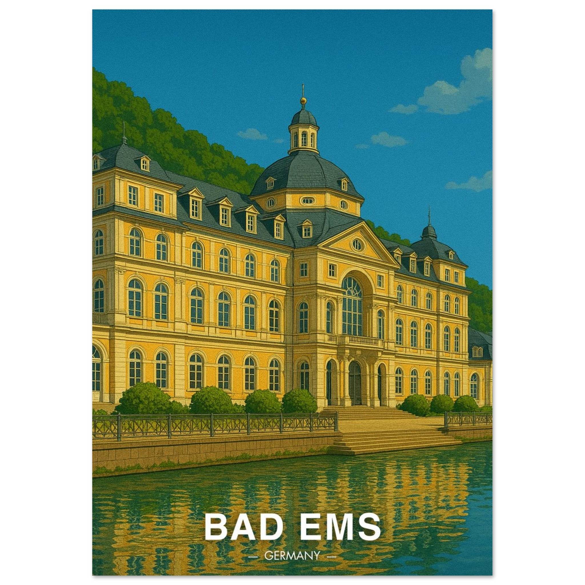 Bad Ems Poster - Geoprints