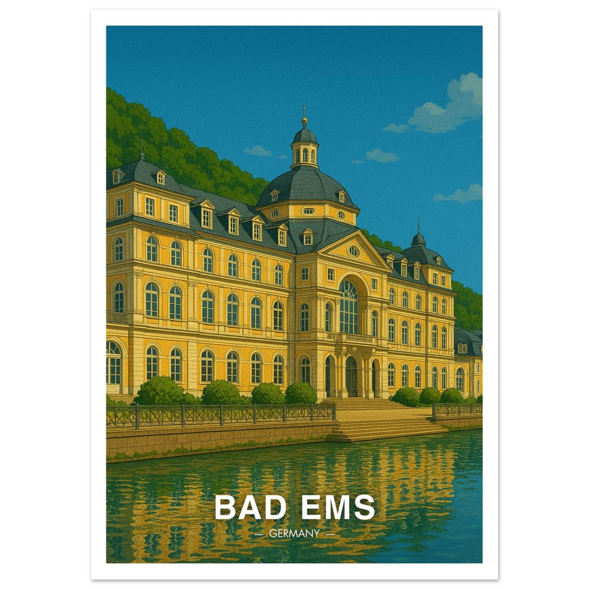 Bad Ems Poster - Geoprints