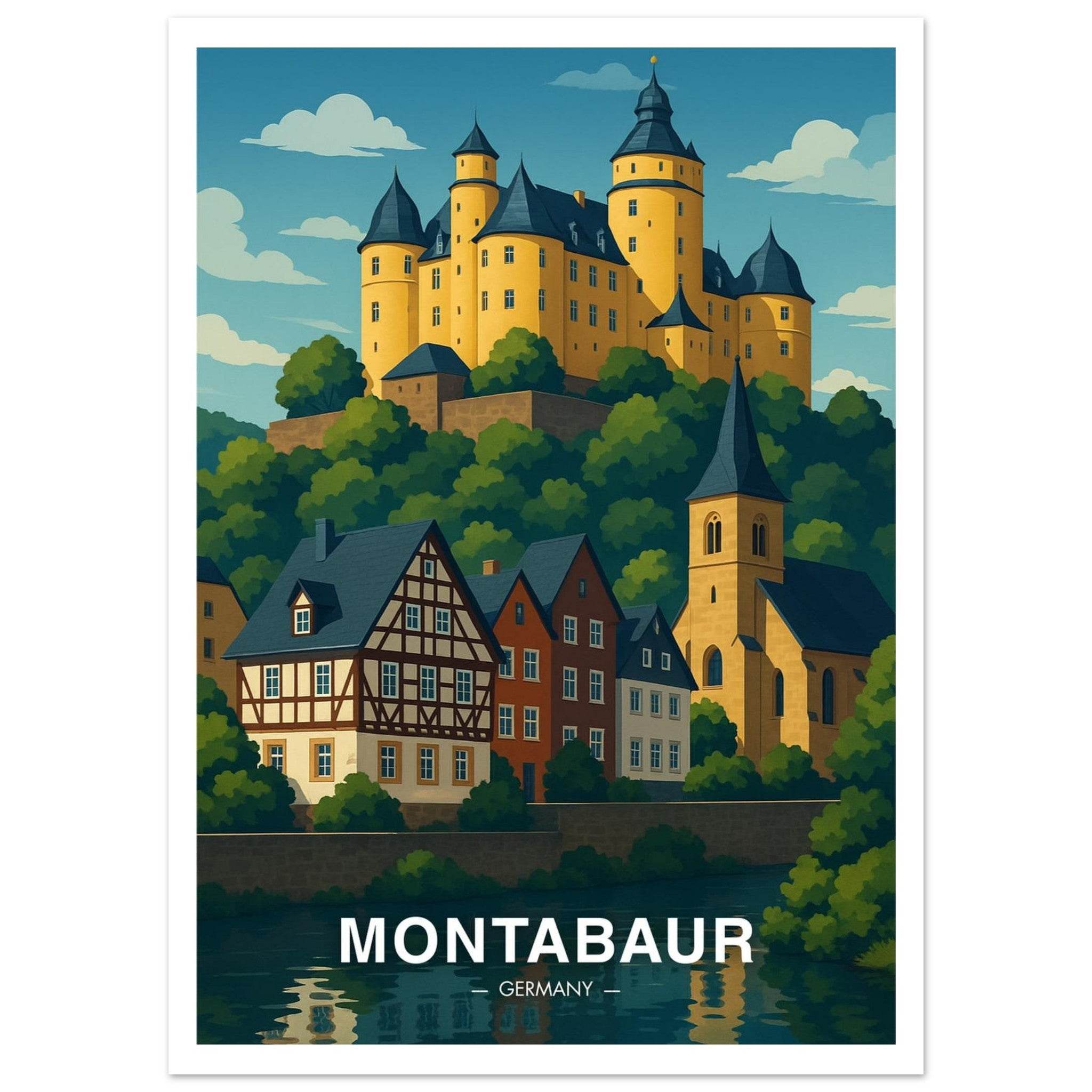 Montabaur Poster - Geoprints