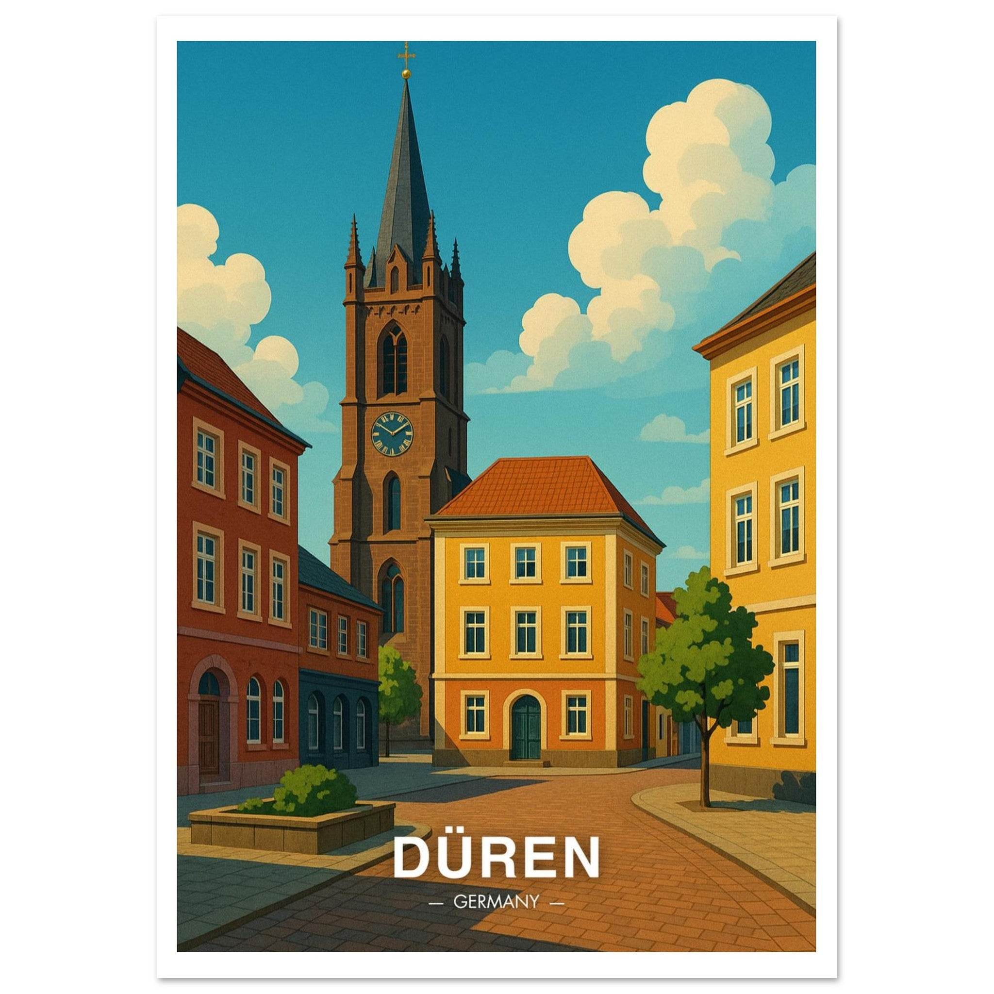 Düren Poster - Geoprints
