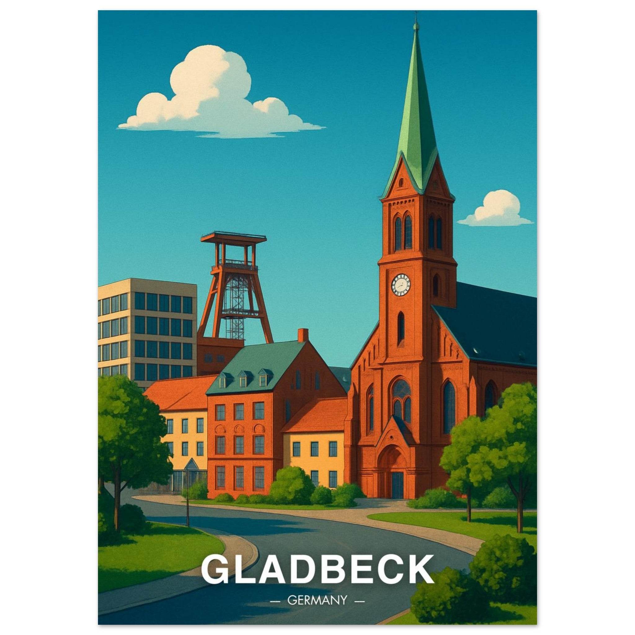 Gladbeck Poster - Geoprints