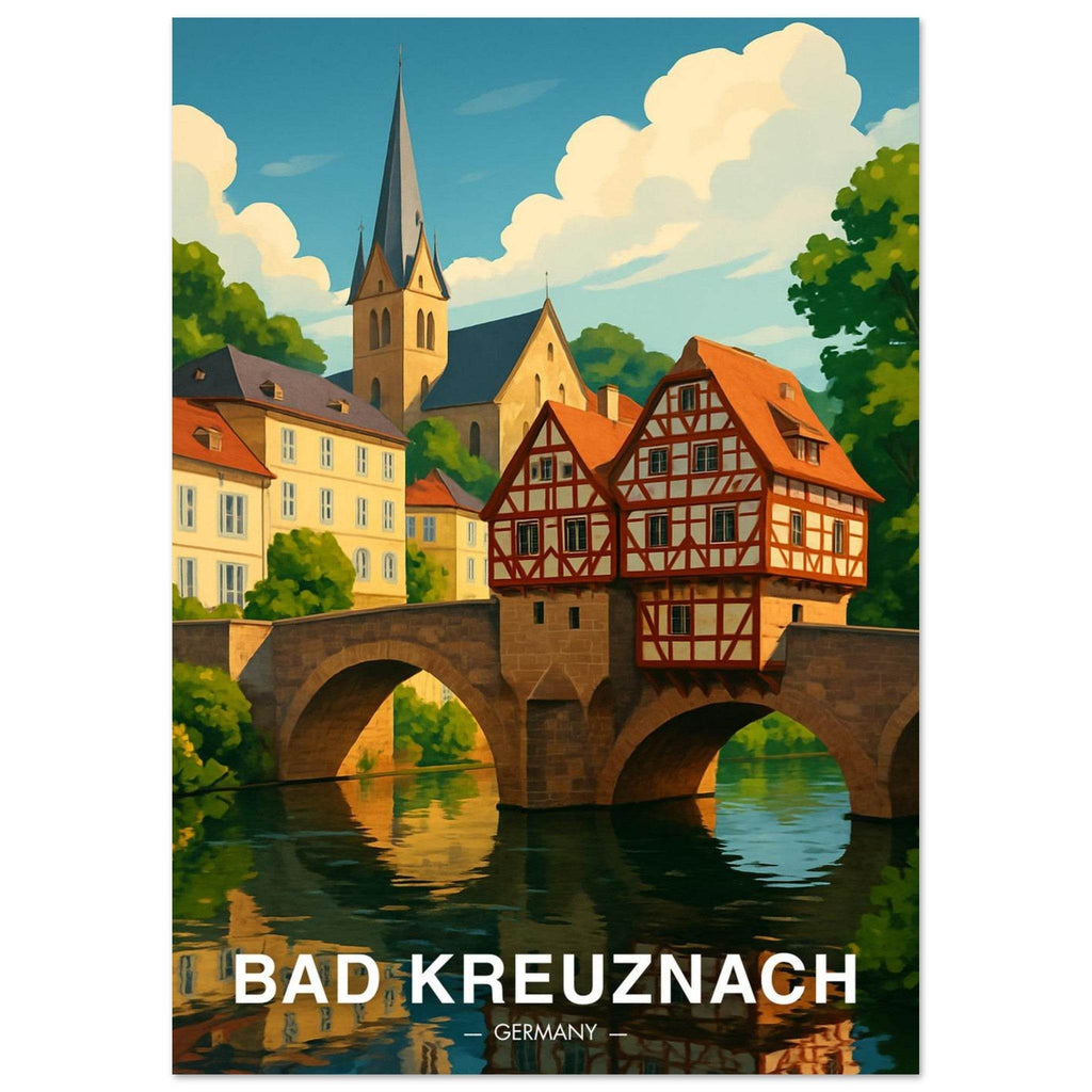 Bad Kreuznach Poster - Geoprints