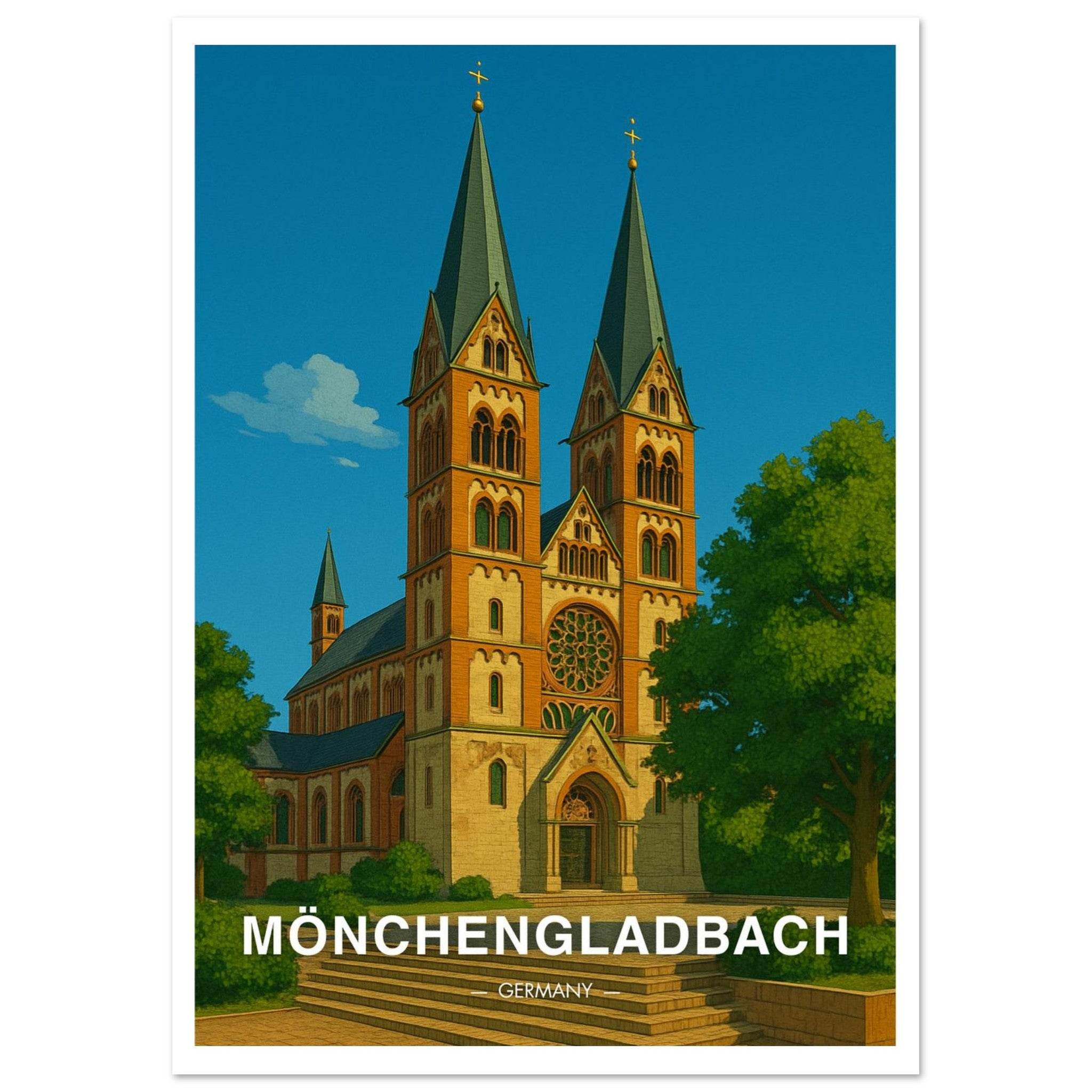 Mönchengladbach Poster - Geoprints