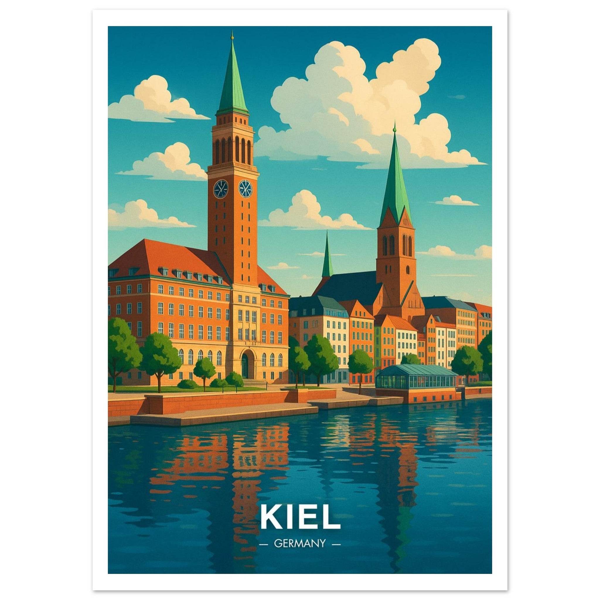 Kiel Poster - Geoprints