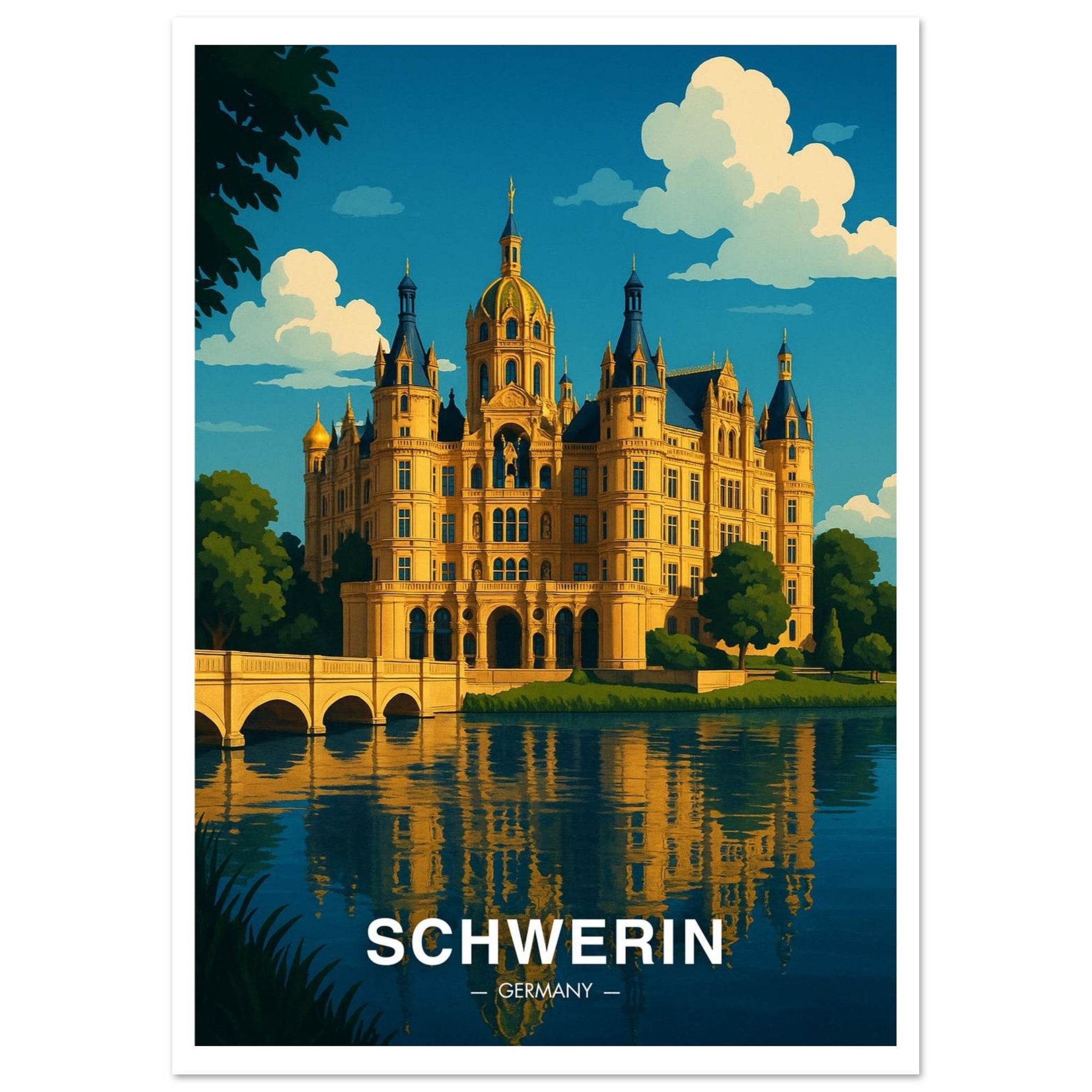 Schwerin Poster - Geoprints