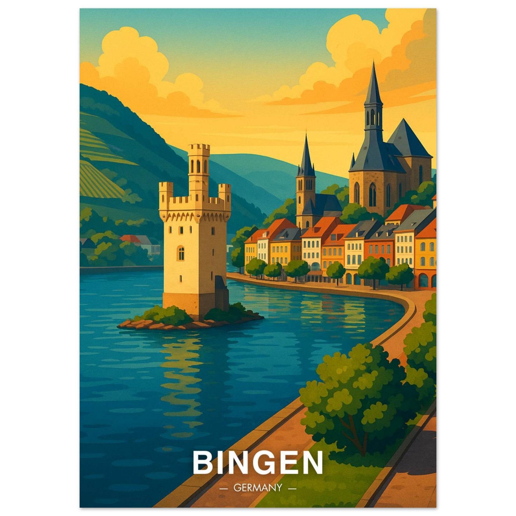 Bingen Poster - Geoprints