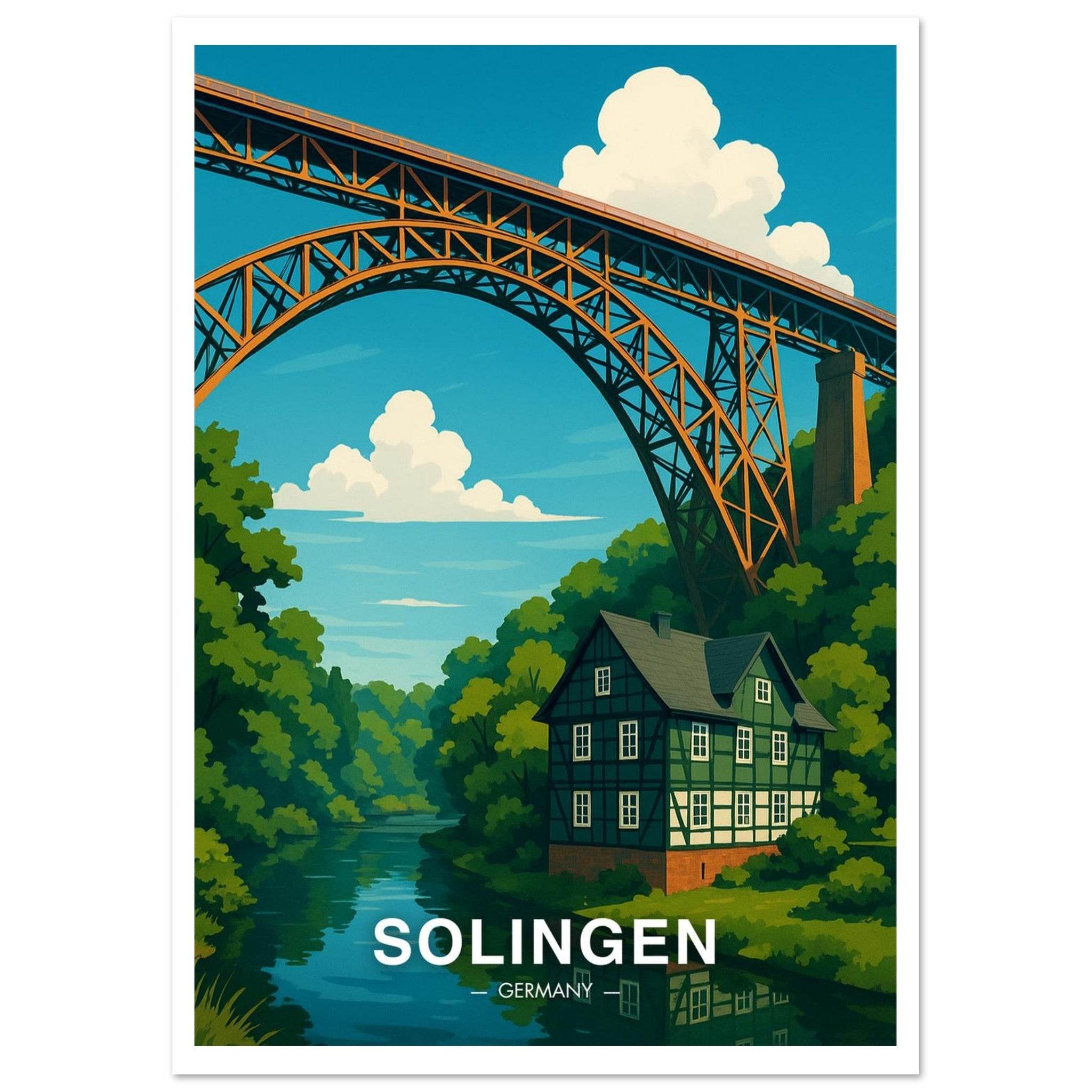 Solingen Poster - Geoprints