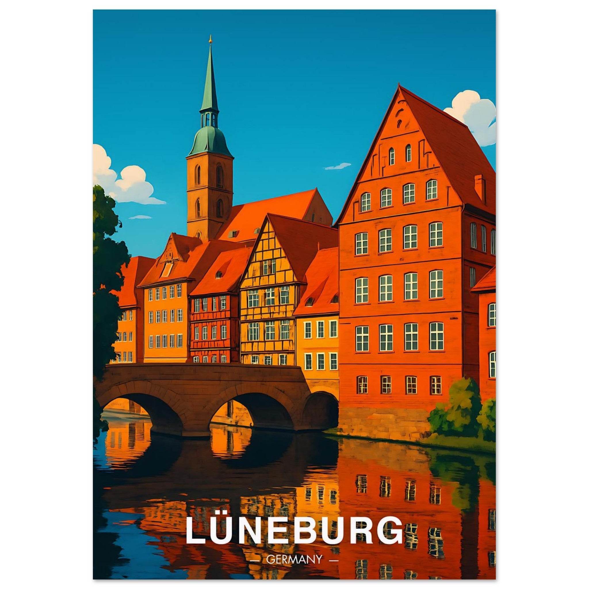 Lüneburg Poster - Geoprints