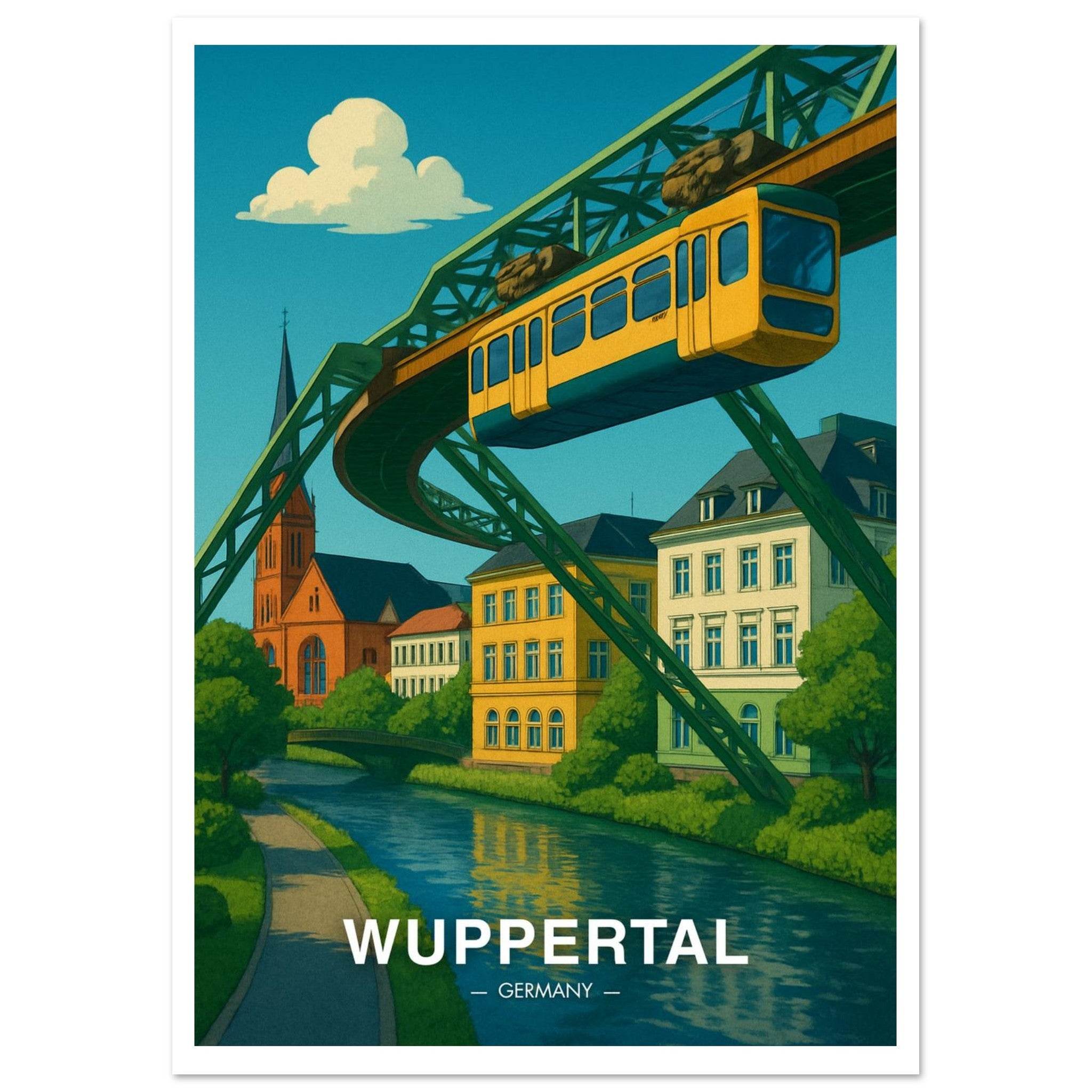 Wuppertal Poster - Geoprints