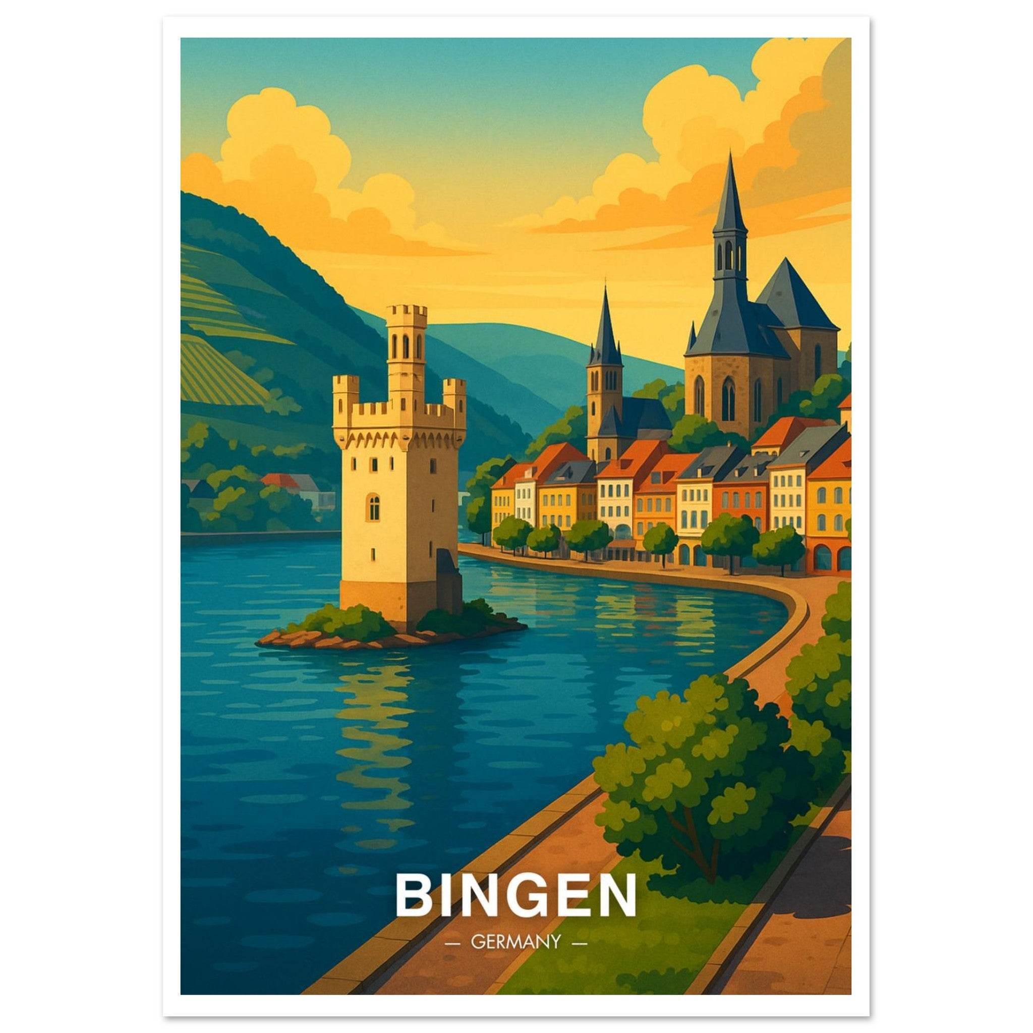 Bingen Poster - Geoprints