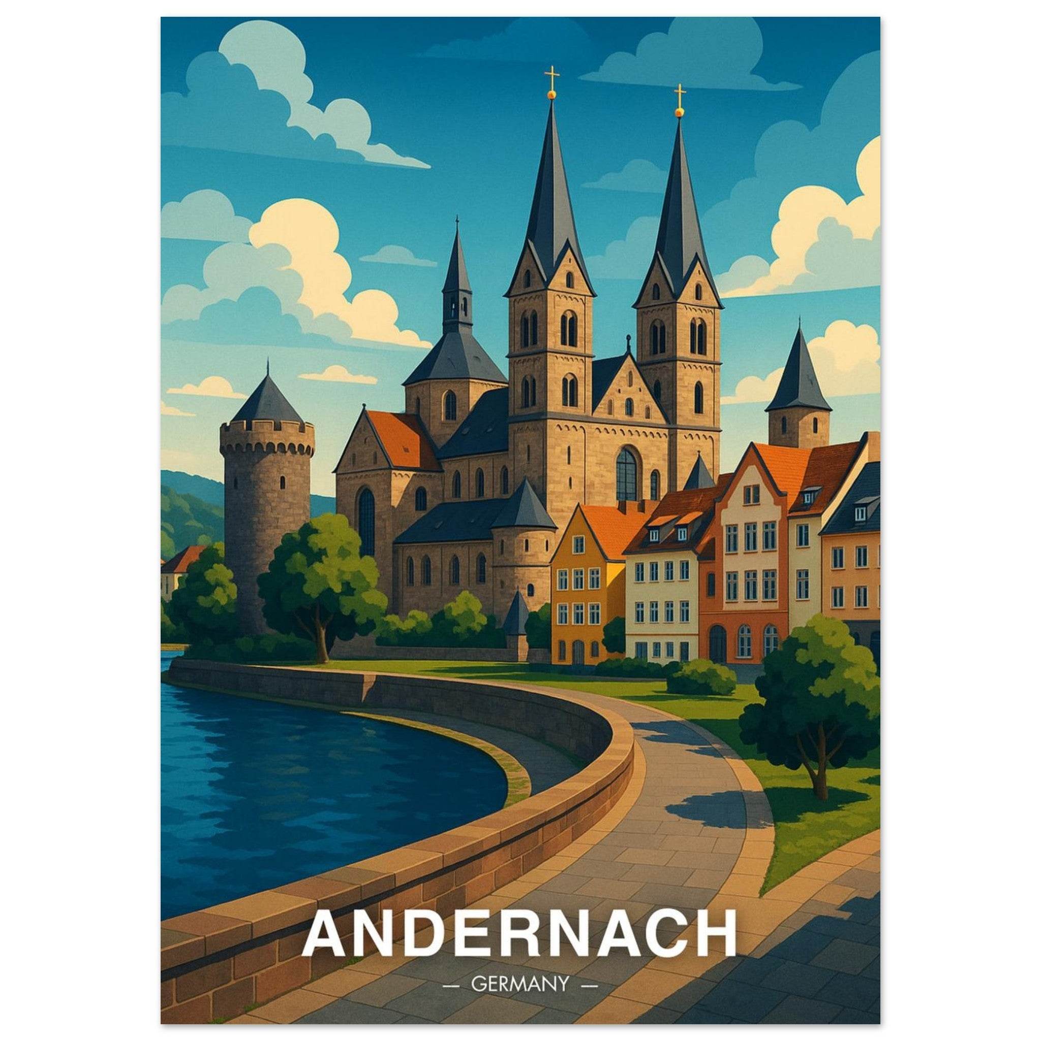Andernach Poster - Geoprints