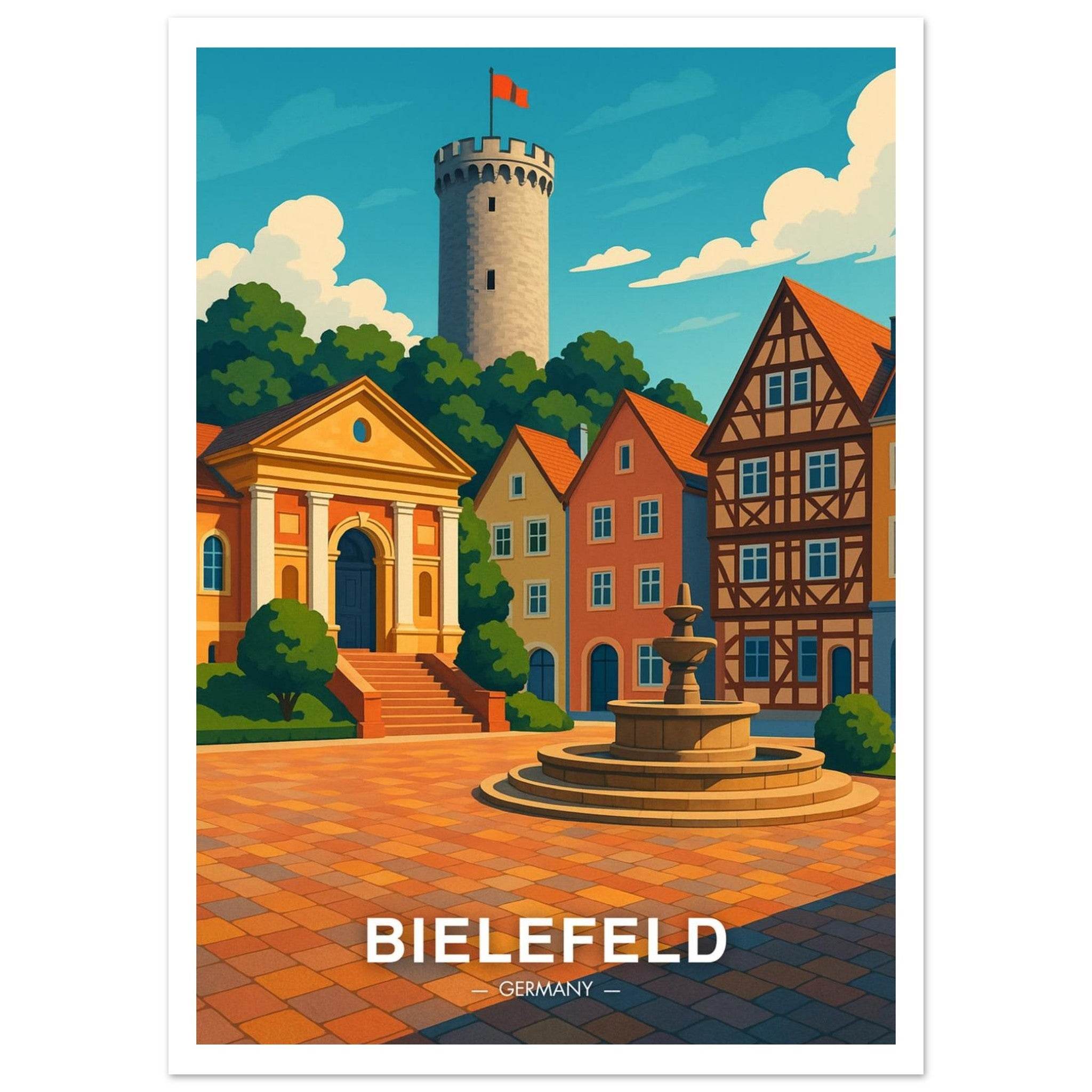 Bielefeld Poster - Geoprints