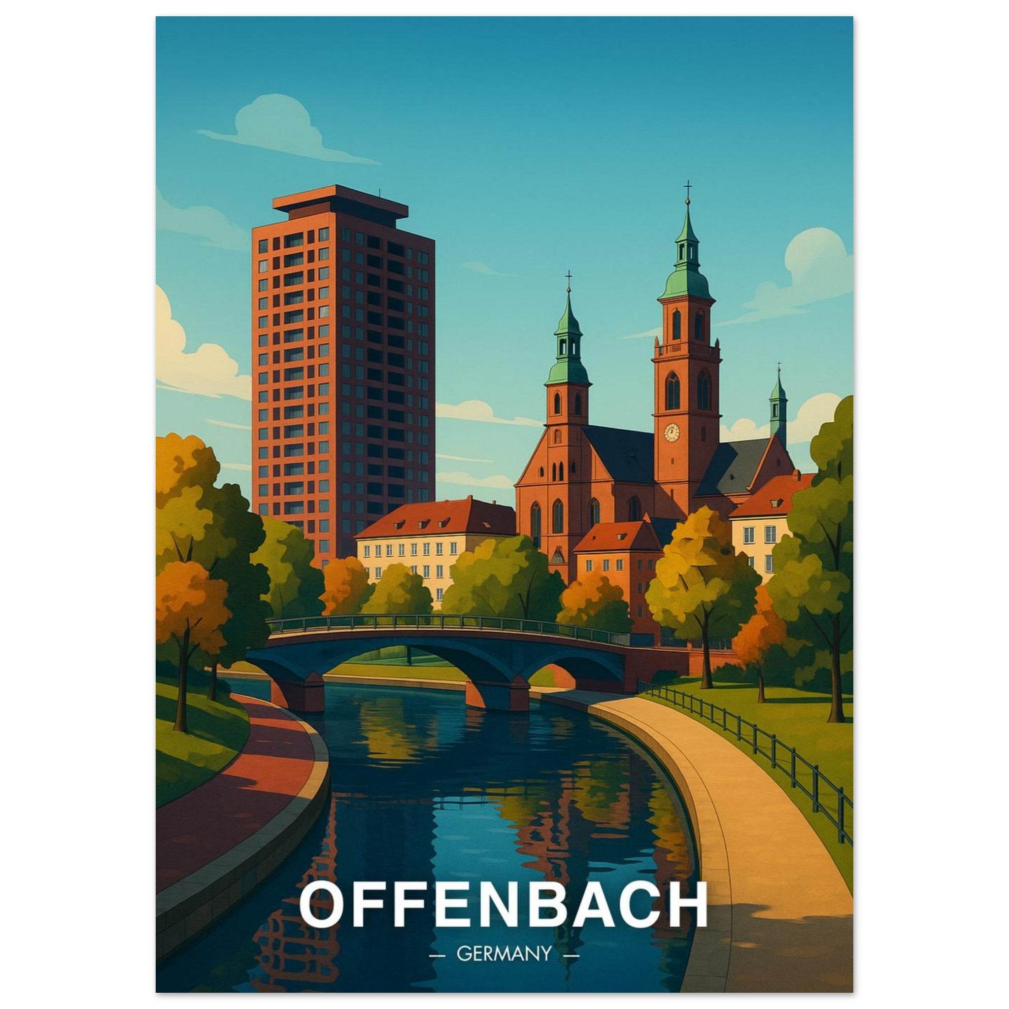 Offenbach Poster - Geoprints