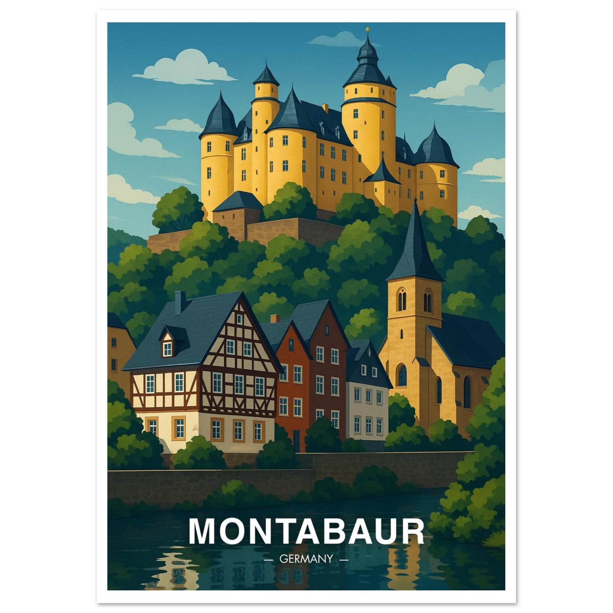 Montabaur Poster - Geoprints