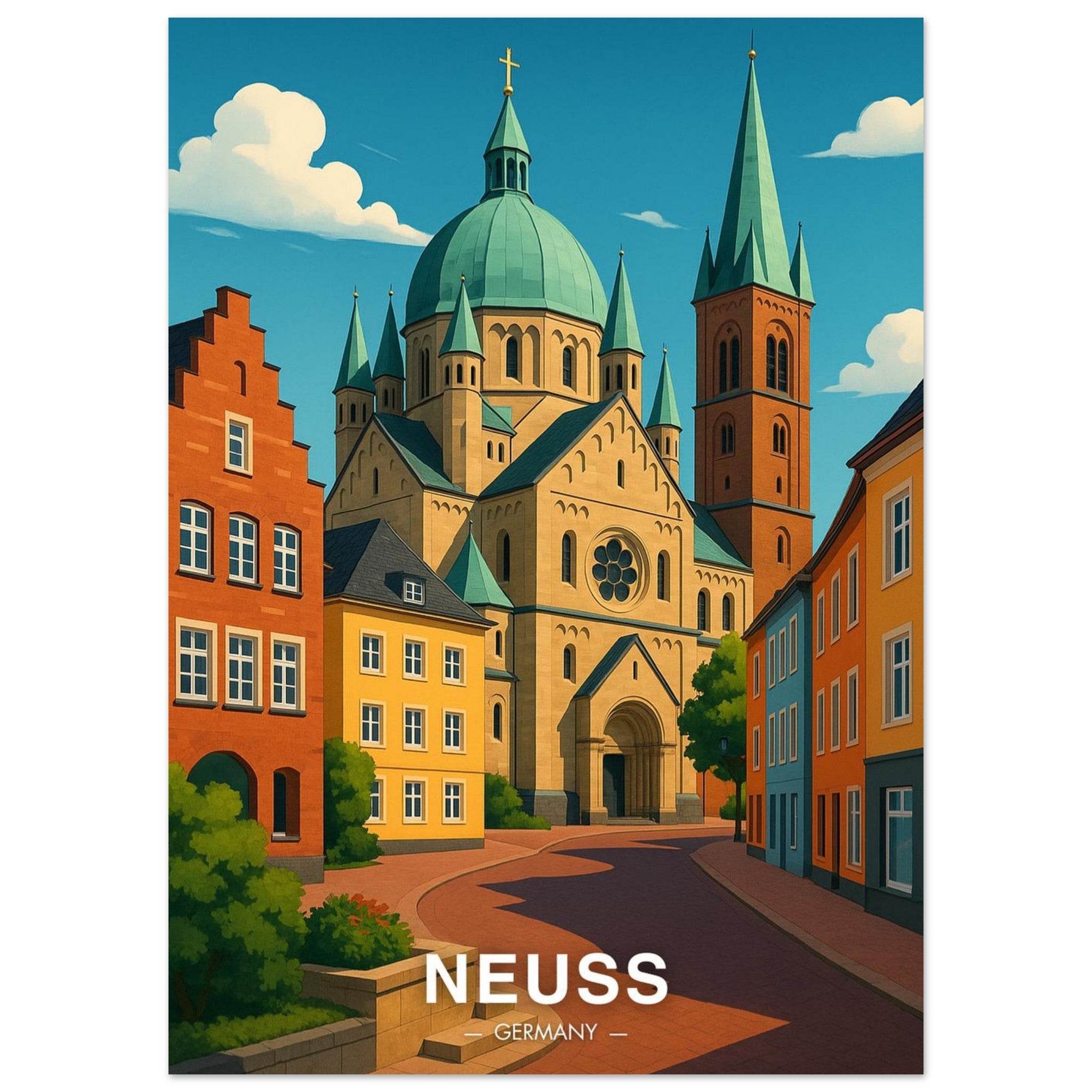 Neuss Poster - Geoprints