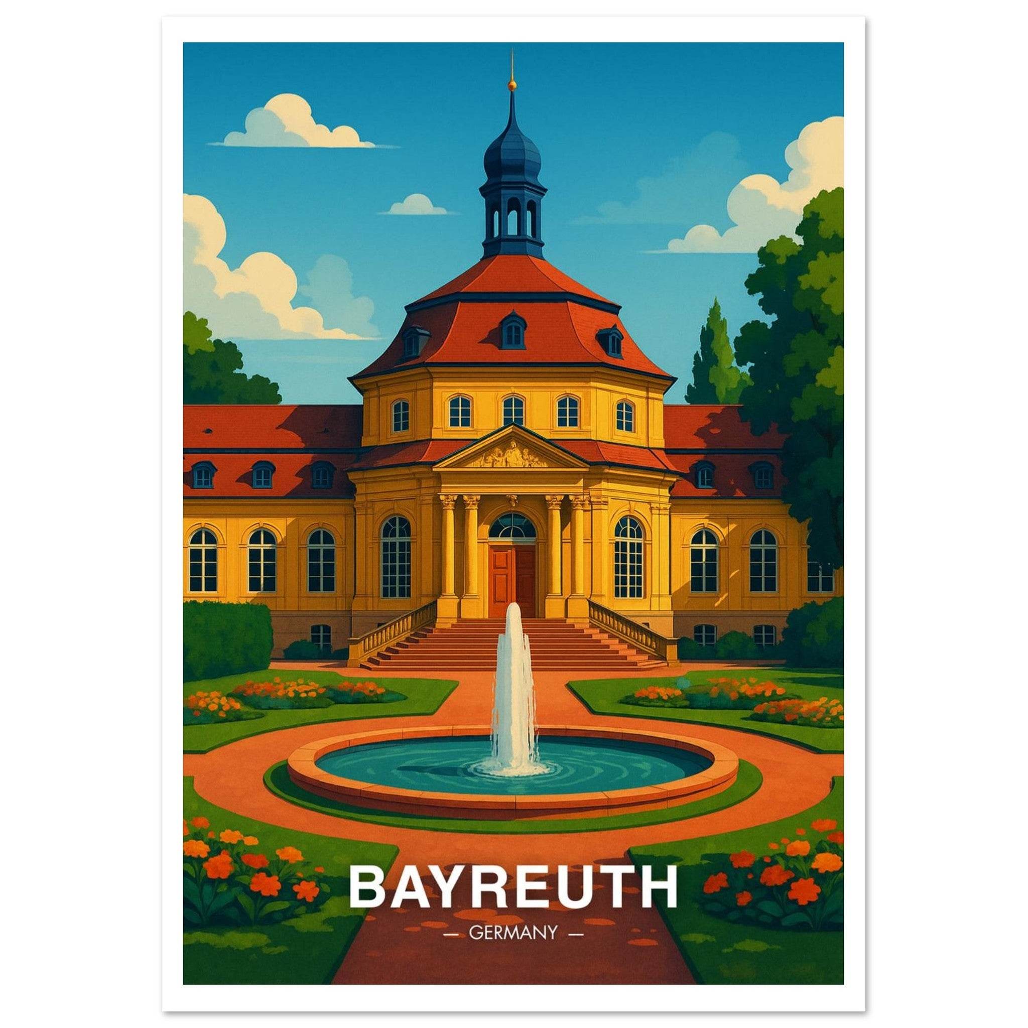 Bayreuth Poster - Geoprints