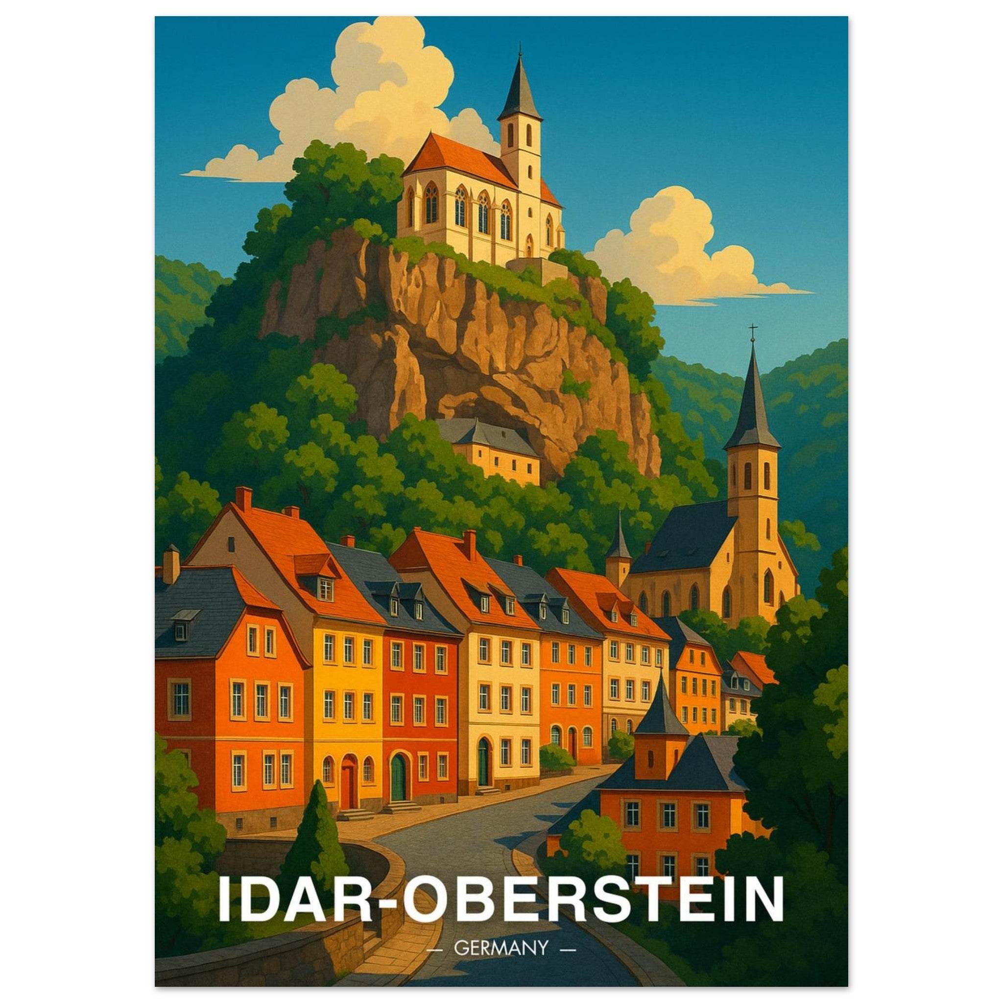 Idar-Oberstein Poster - Geoprints