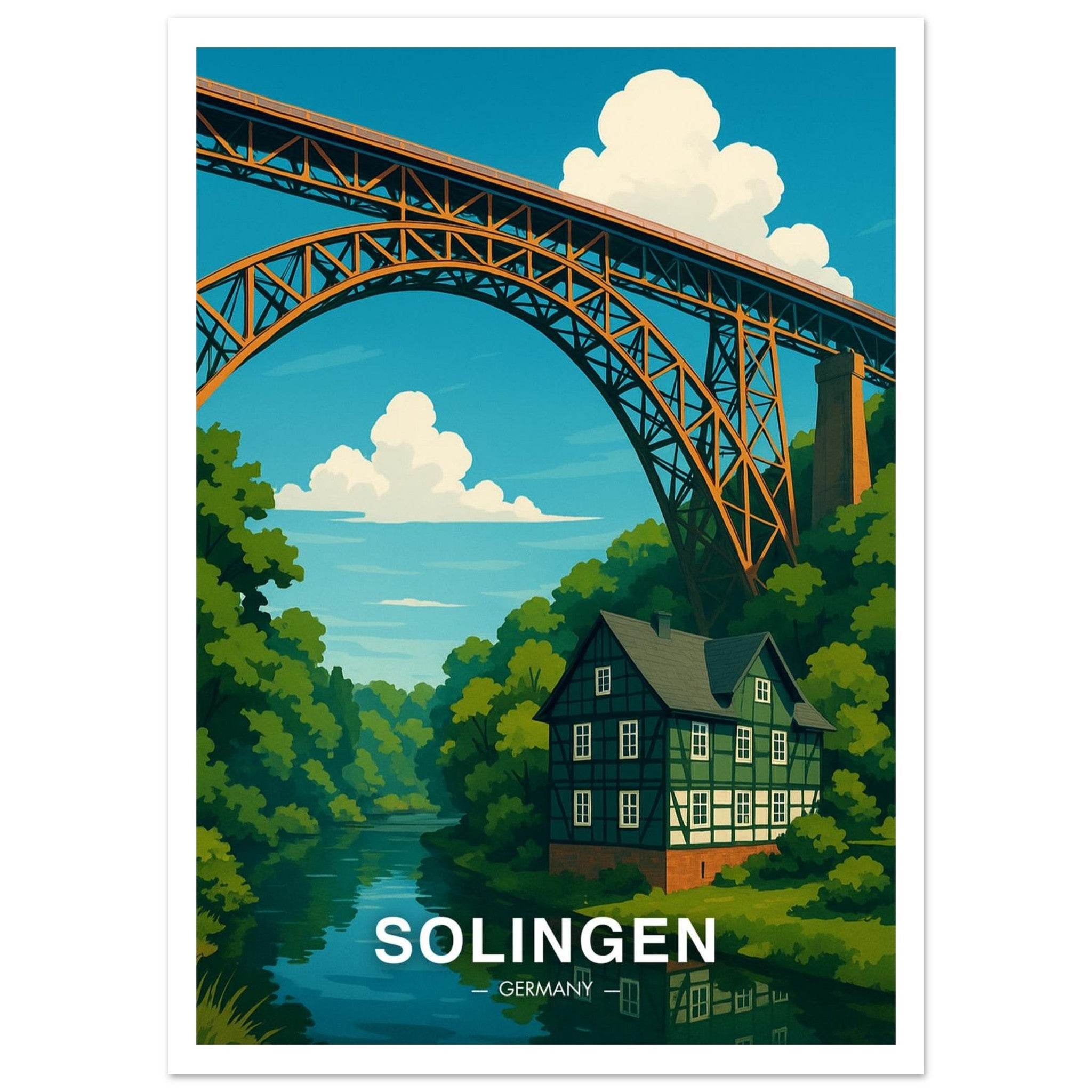 Solingen Poster - Geoprints